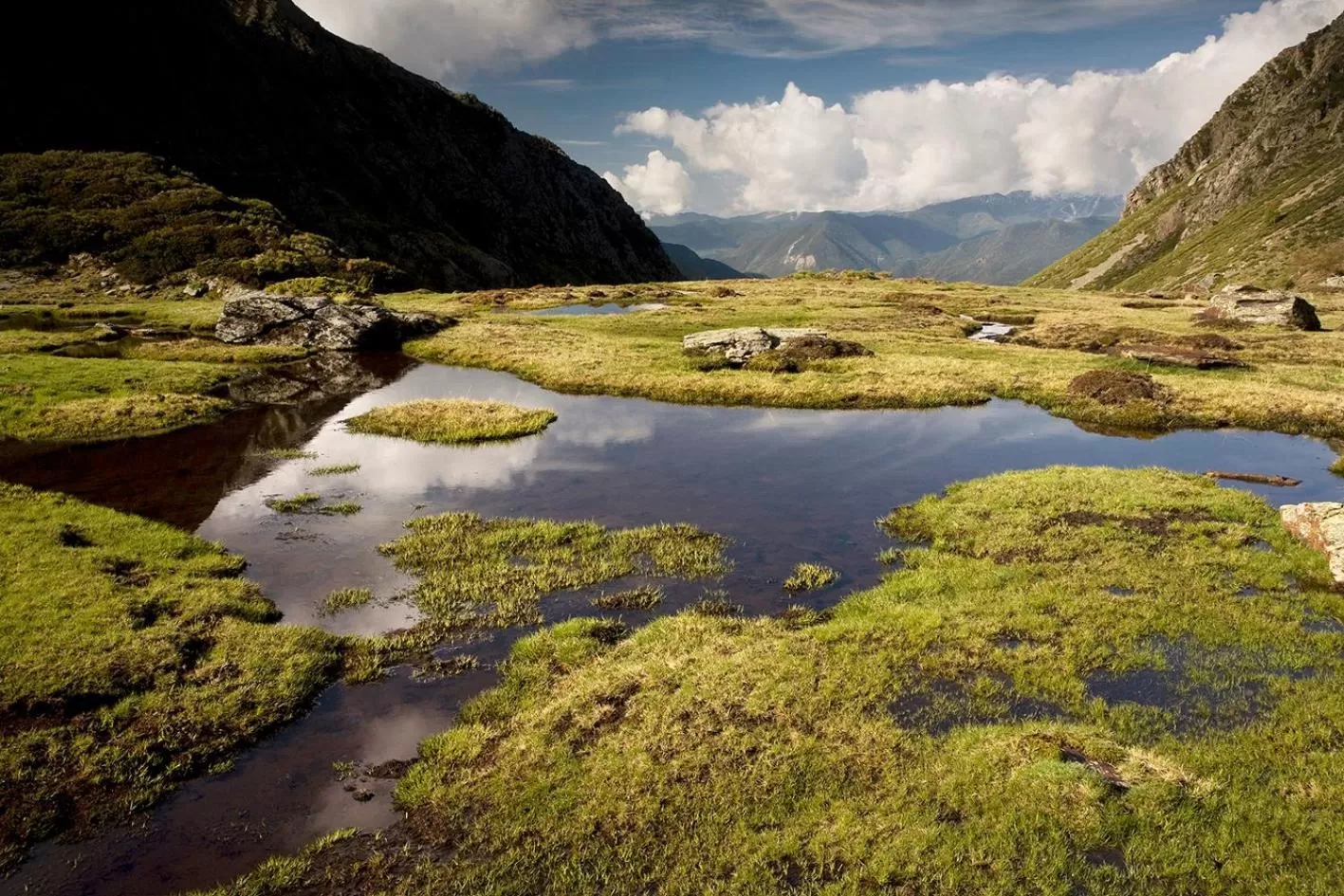 Natural landscape in Hotel Restaurant Les Brases