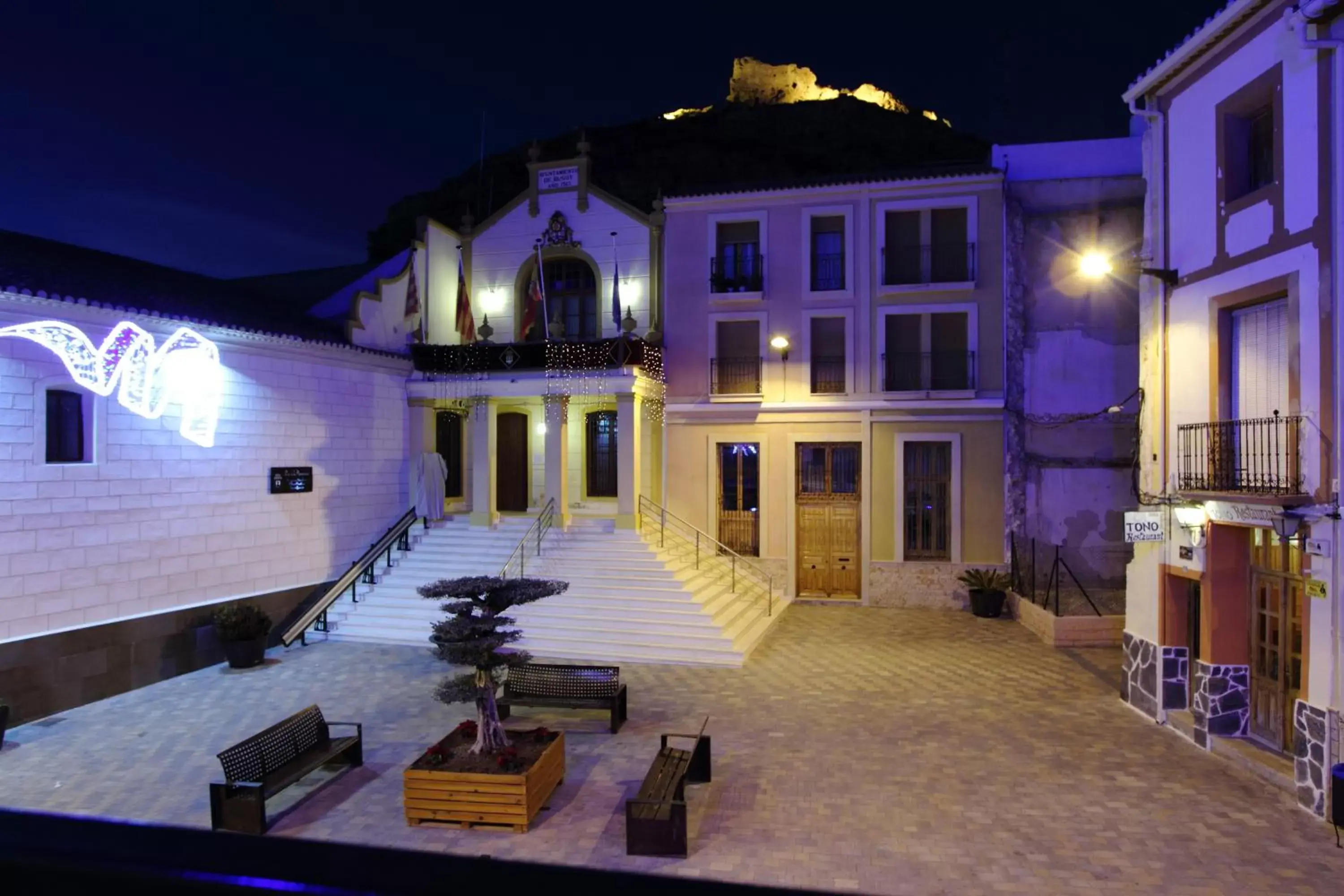 Balcony/Terrace, Property Building in Boutique Hotel Sierra de Alicante