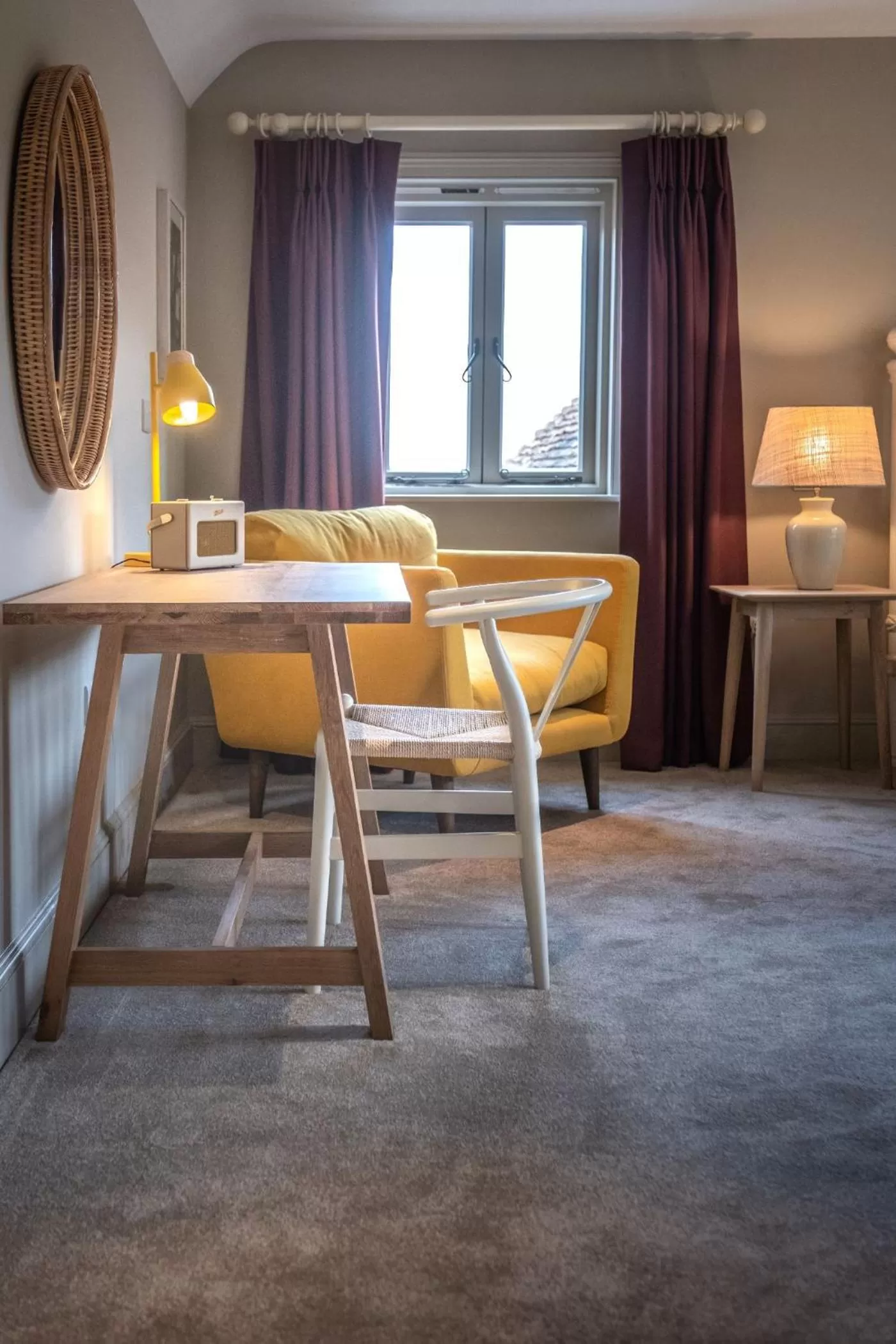 Seating area in The Crown Inn