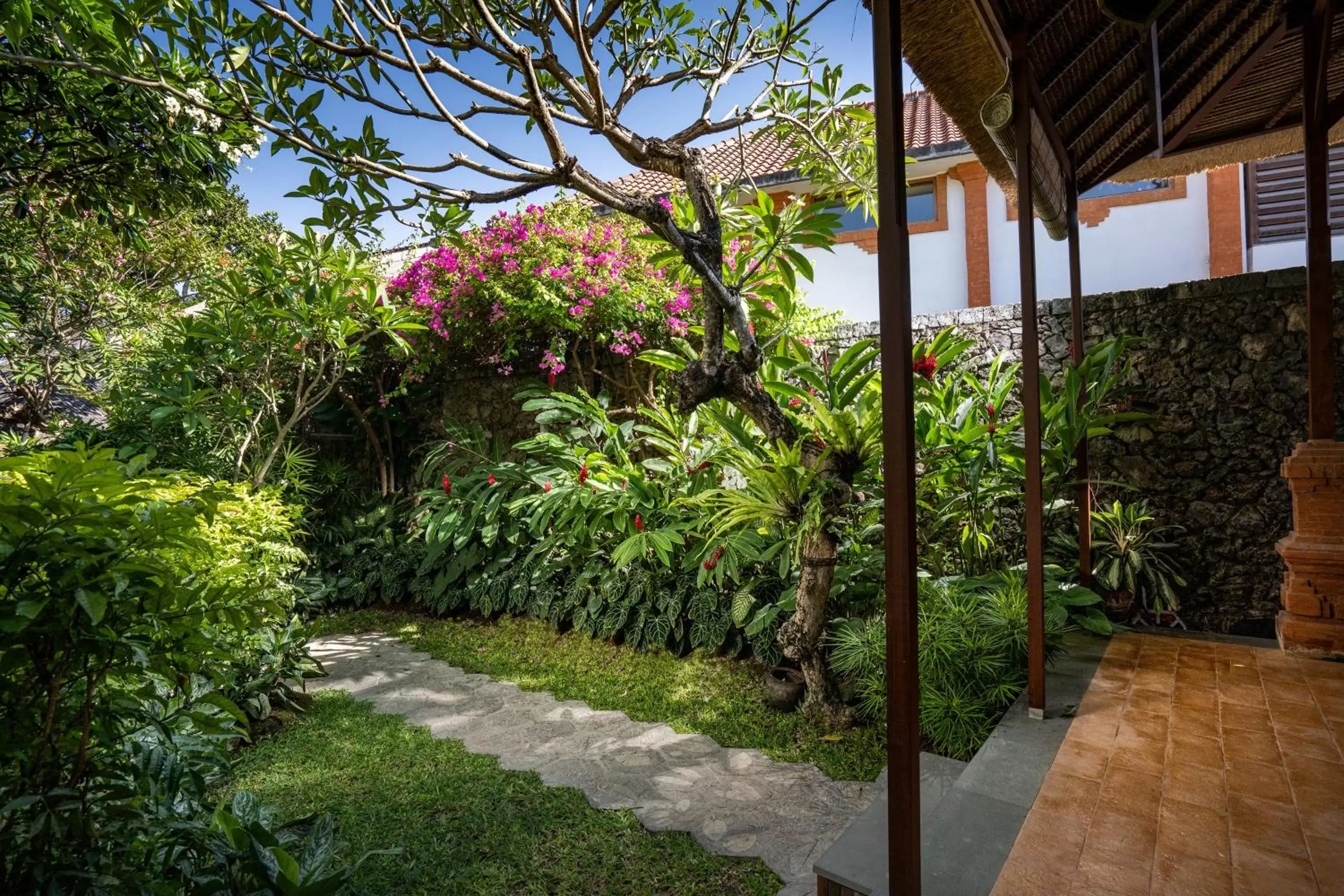 Natural landscape, Garden in Tandjung Sari Hotel