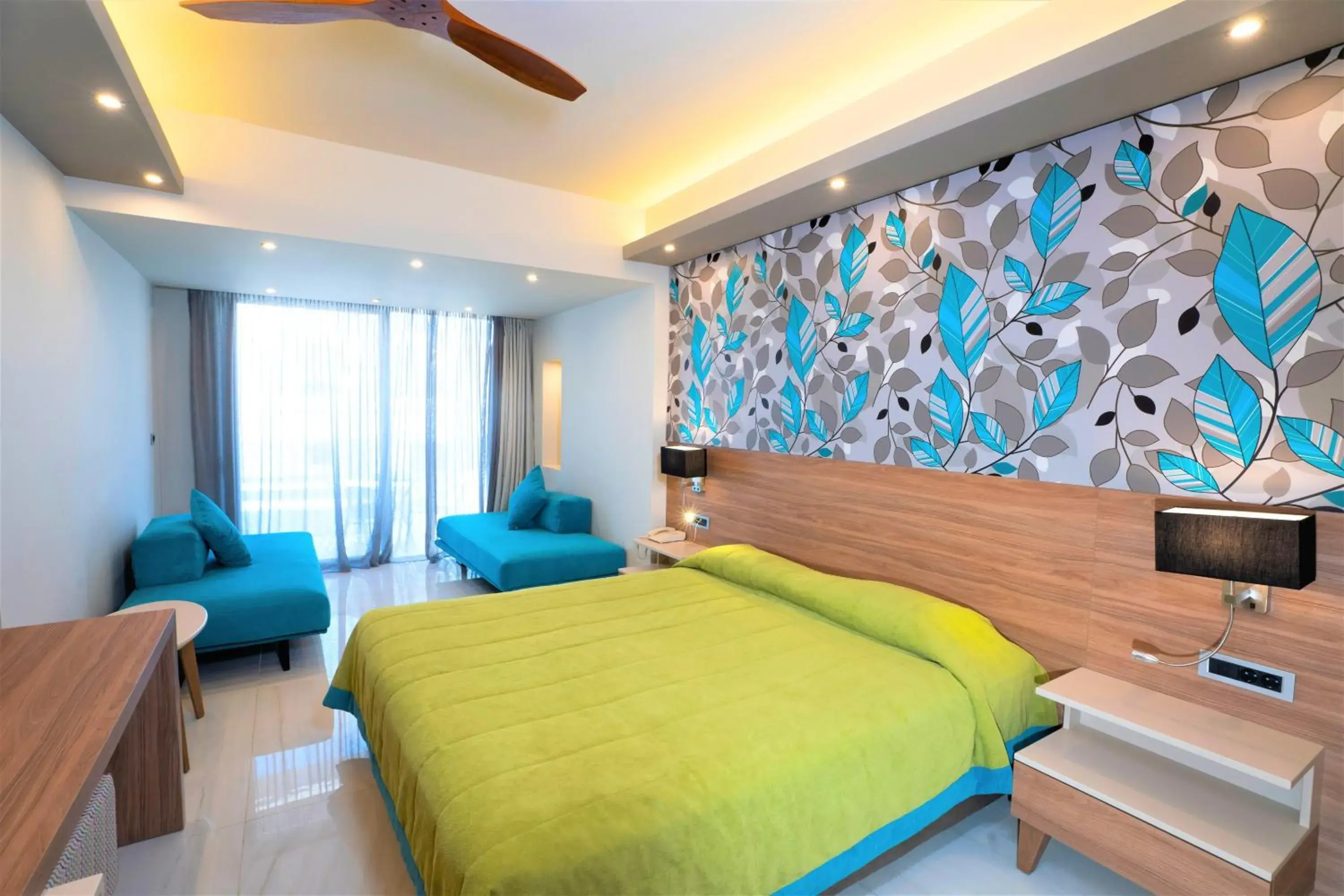 Bed in Atrion Resort Hotel