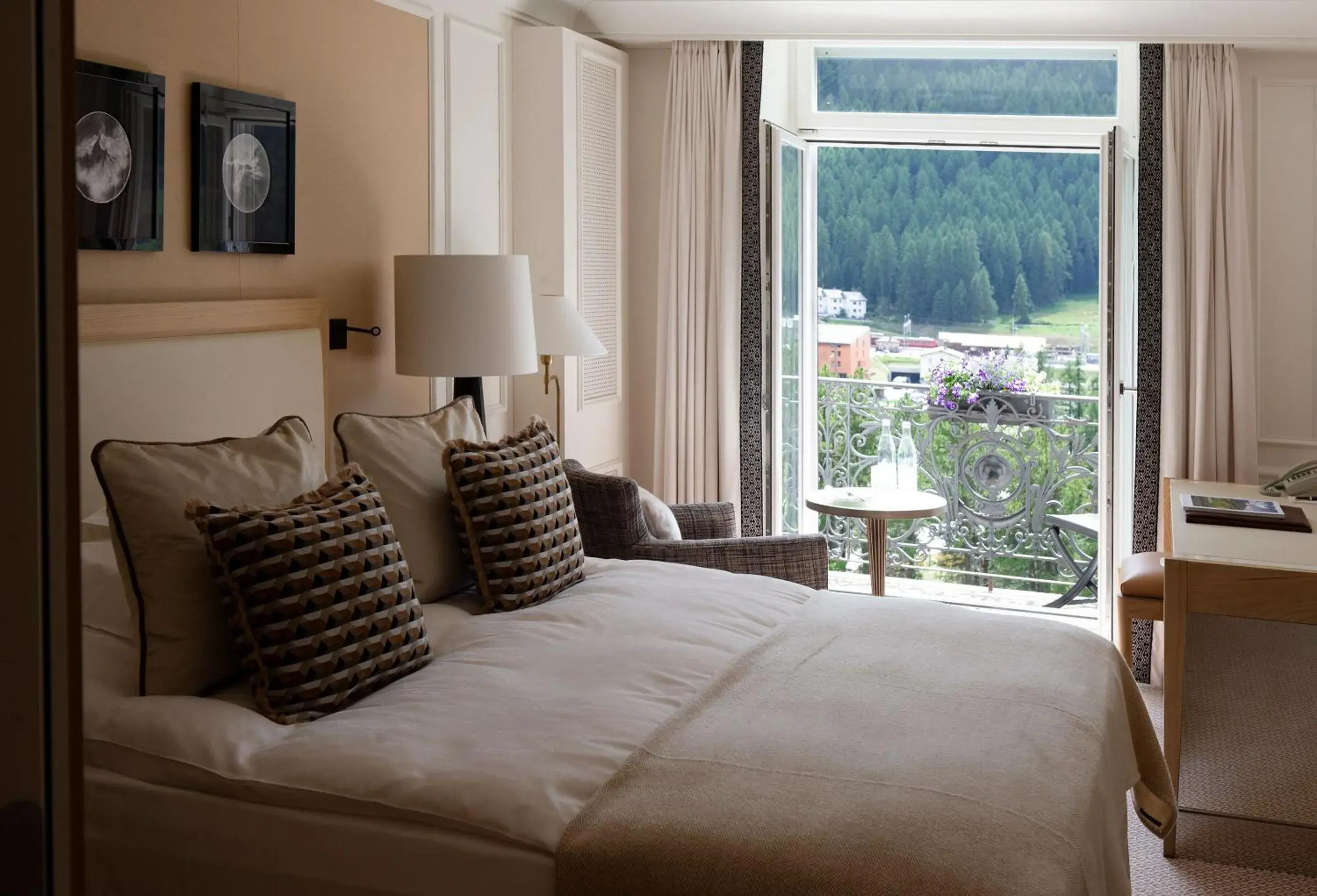 View (from property/room), Mountain View in Grand Hotel Kronenhof