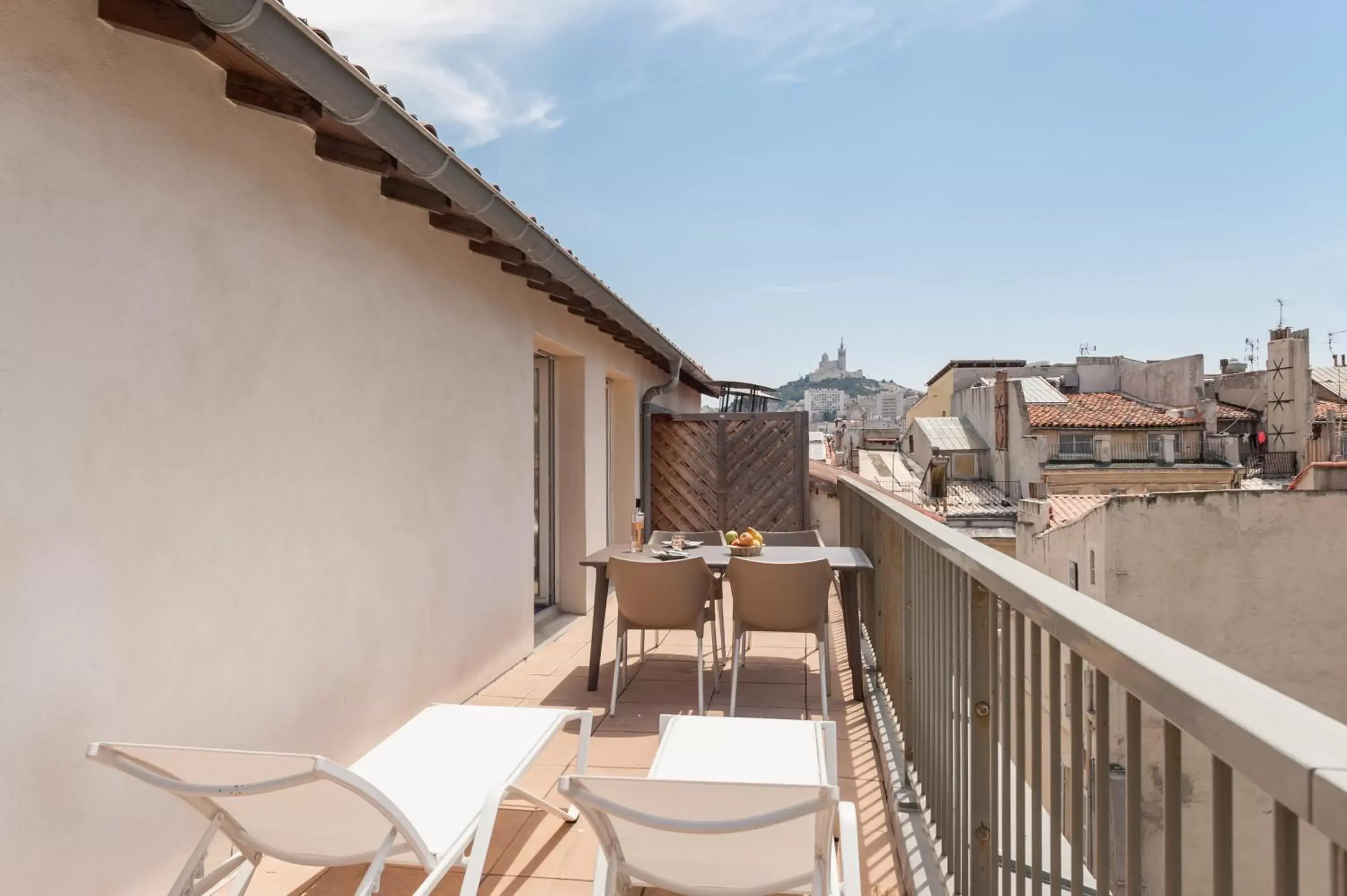 Balcony/Terrace in Residhotel Vieux Port