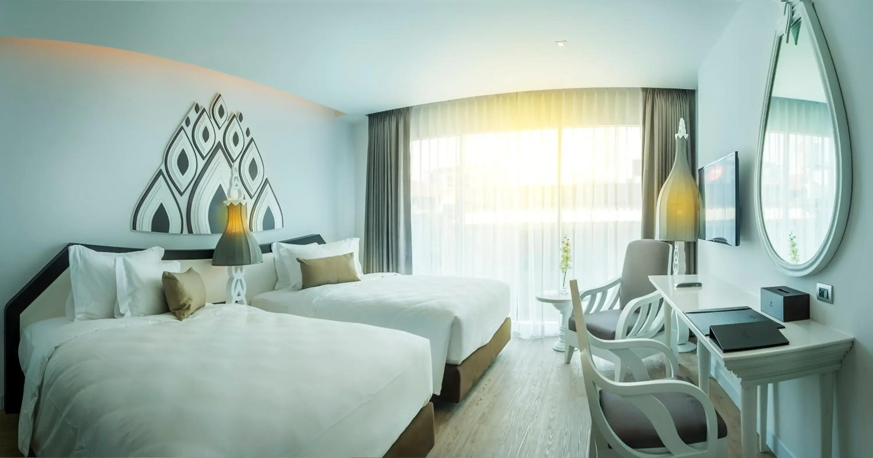 Bedroom in Anajak Bangkok Hotel - SHA Plus