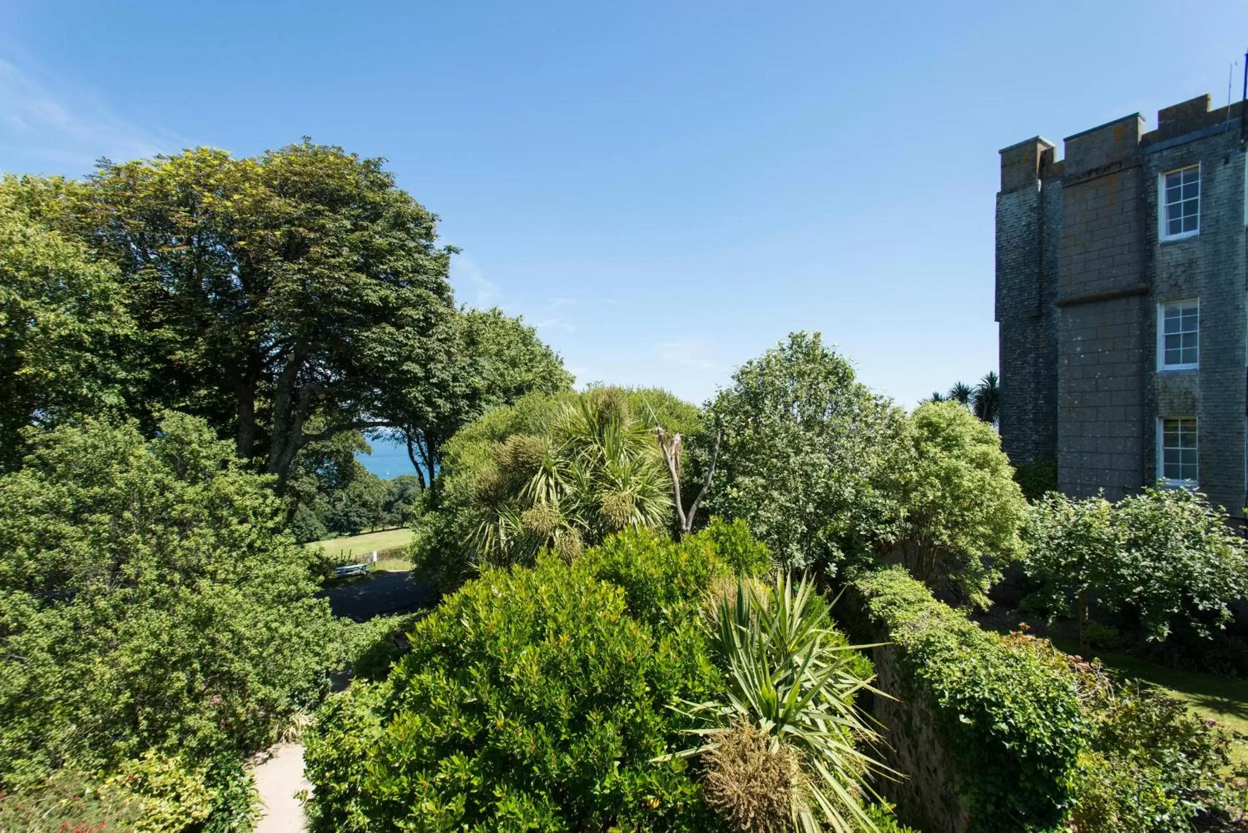 Garden view in Tregenna Castle Resort