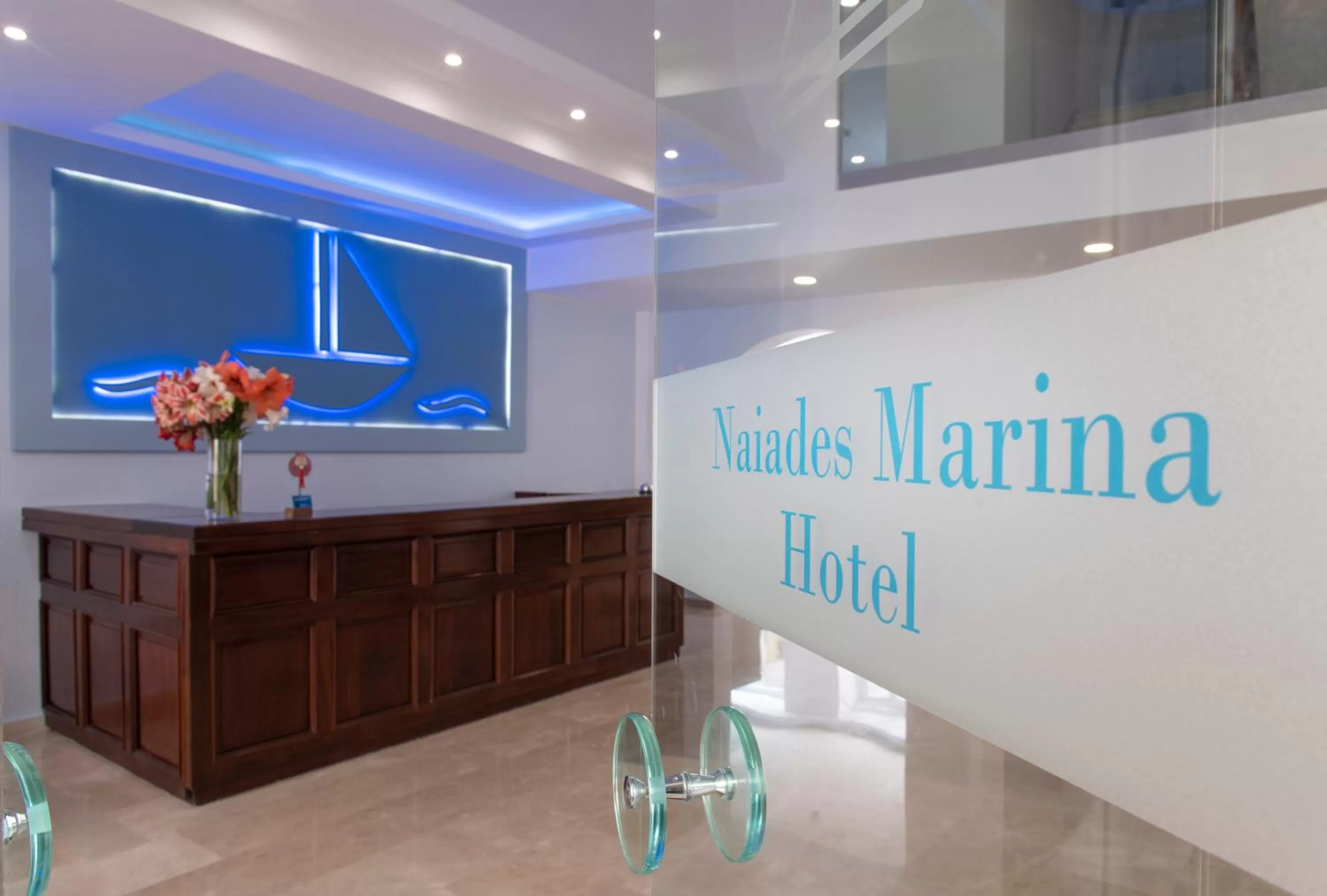 Property logo or sign in Naiades Marina Hotel