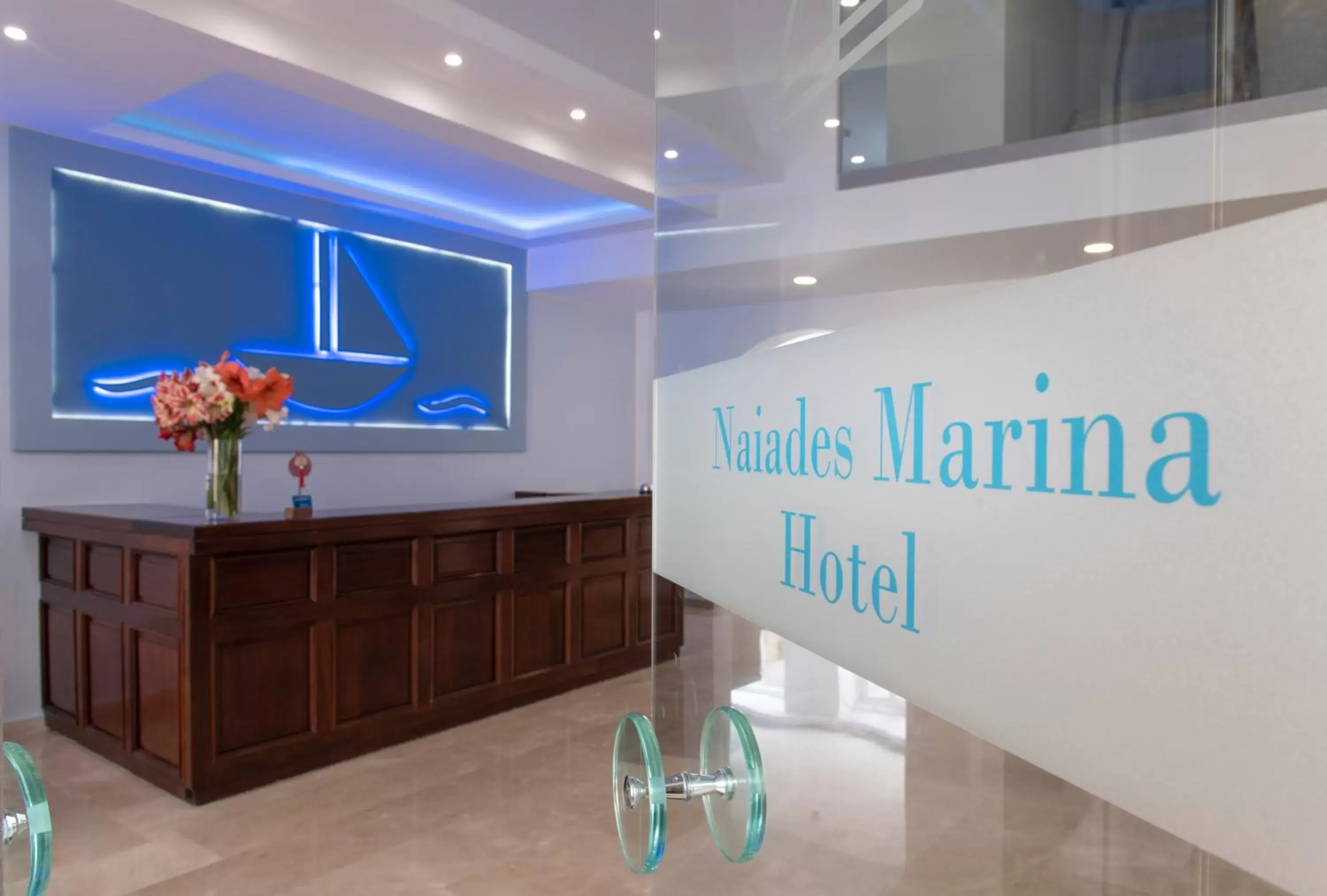 Property logo or sign in Naiades Marina Hotel