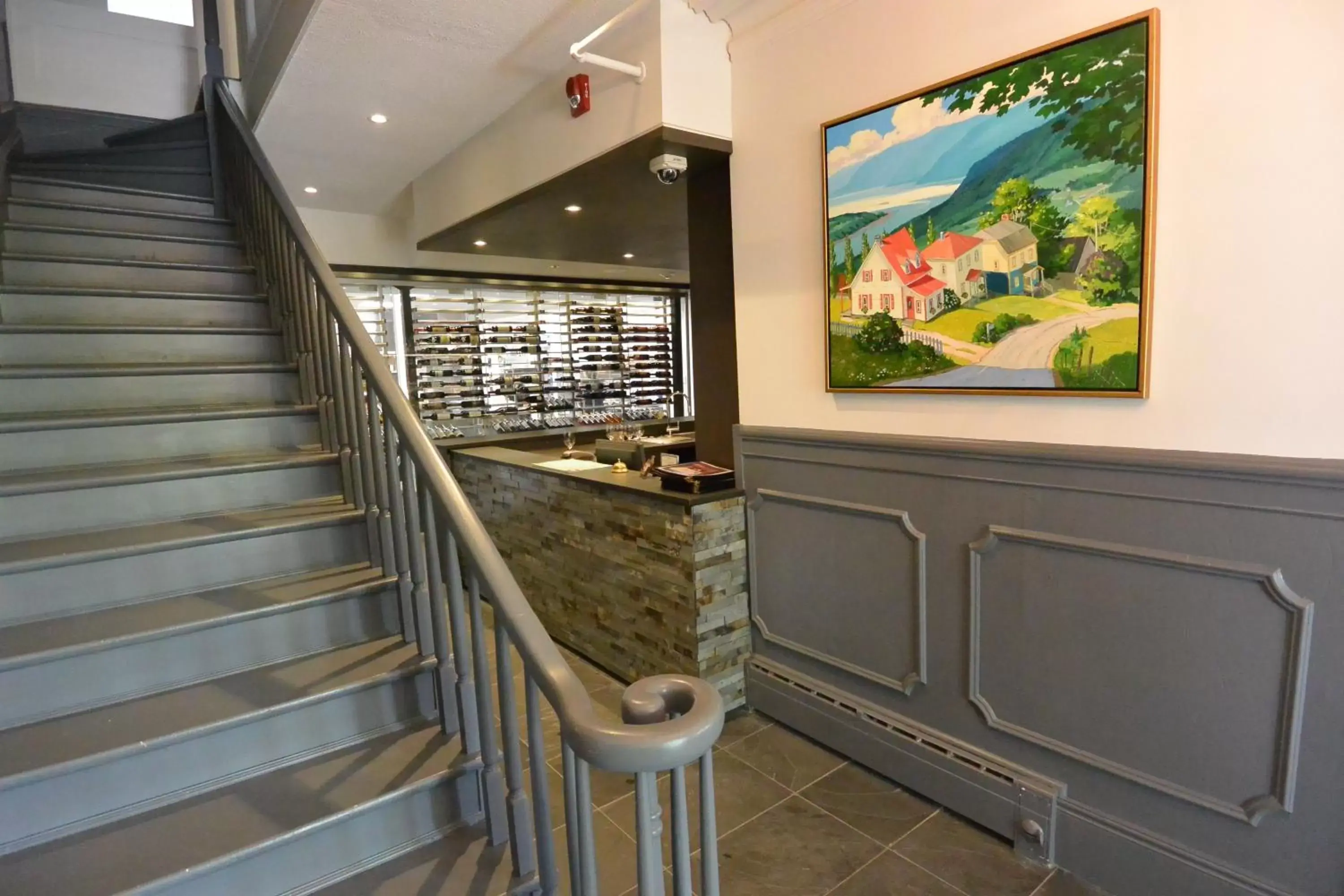 Lobby or reception in Chez Truchon Bistro-Auberge