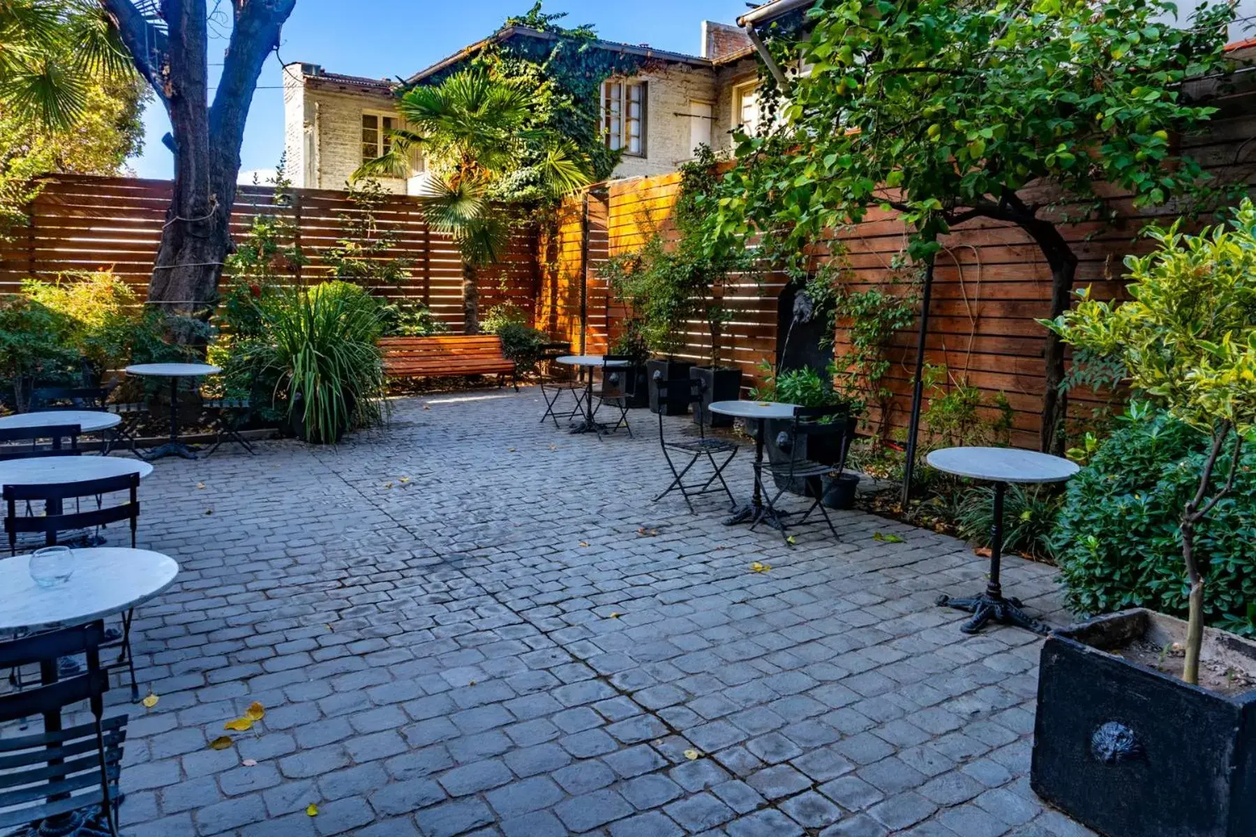 Garden in Hotel Boutique Castillo Rojo