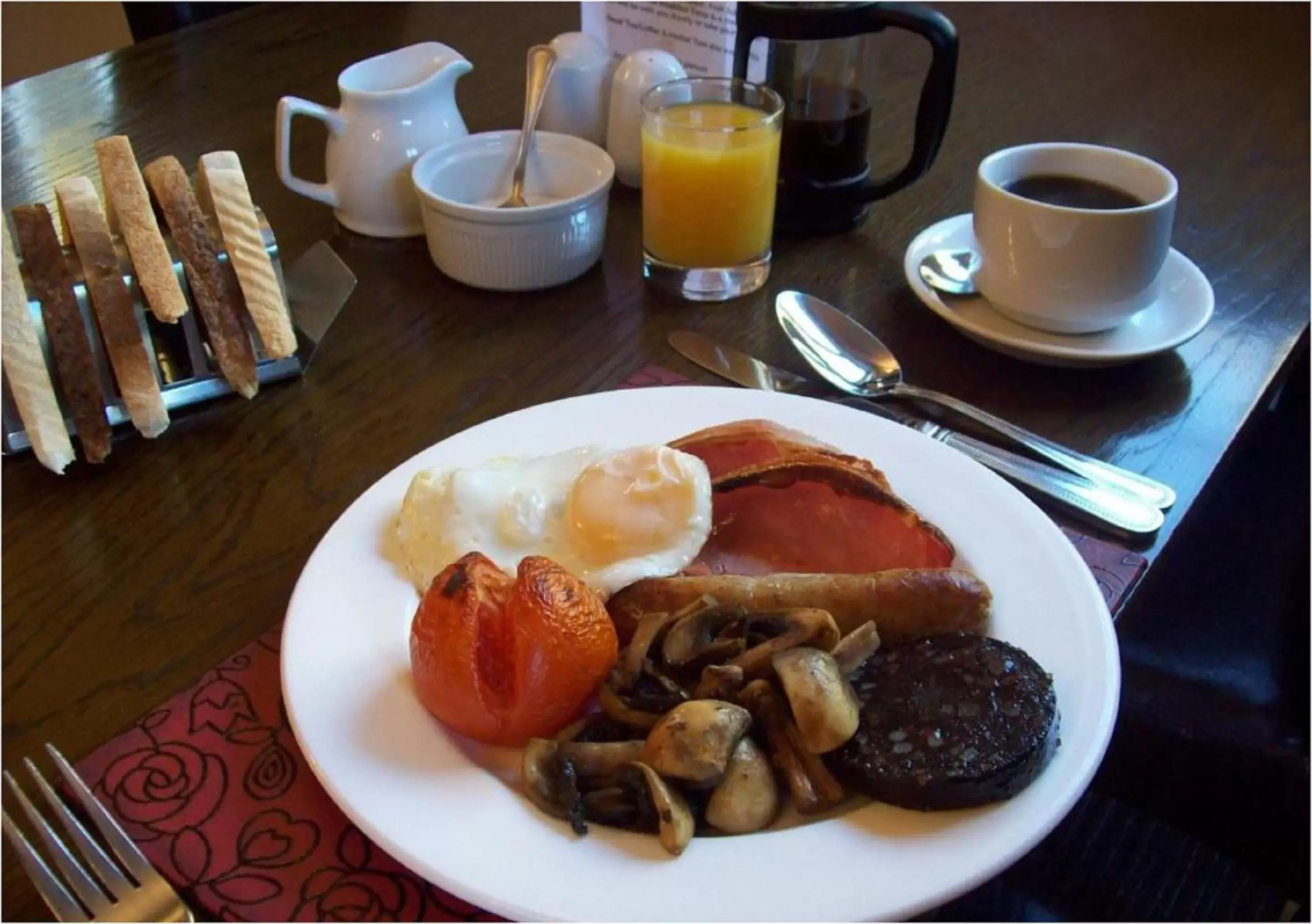 Food and drinks, Breakfast in East Ayton Lodge Hotel