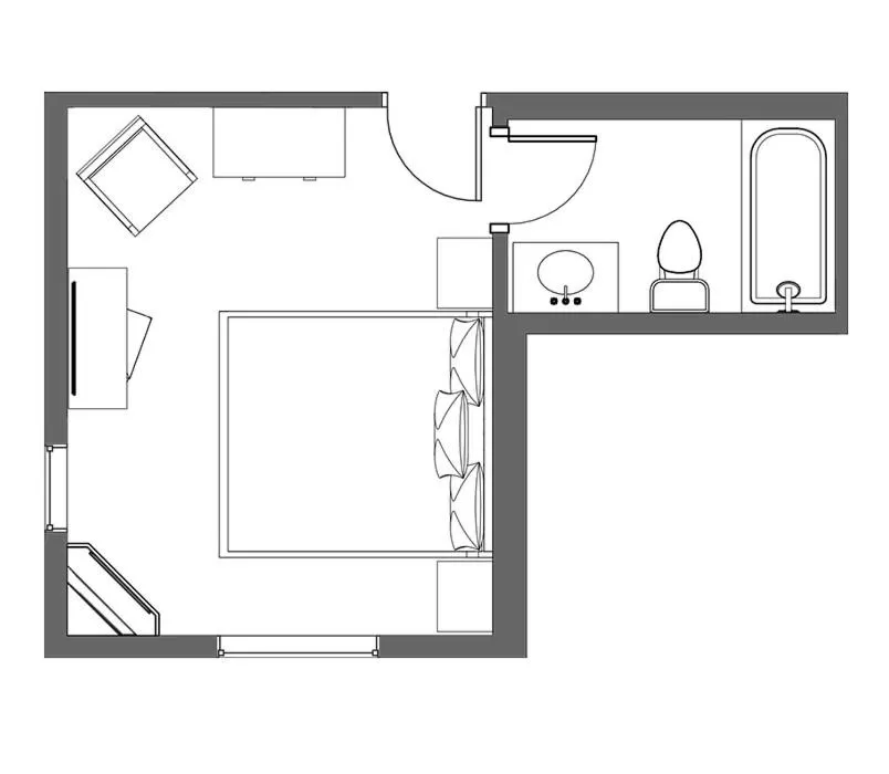 Floor plan in Edwards House