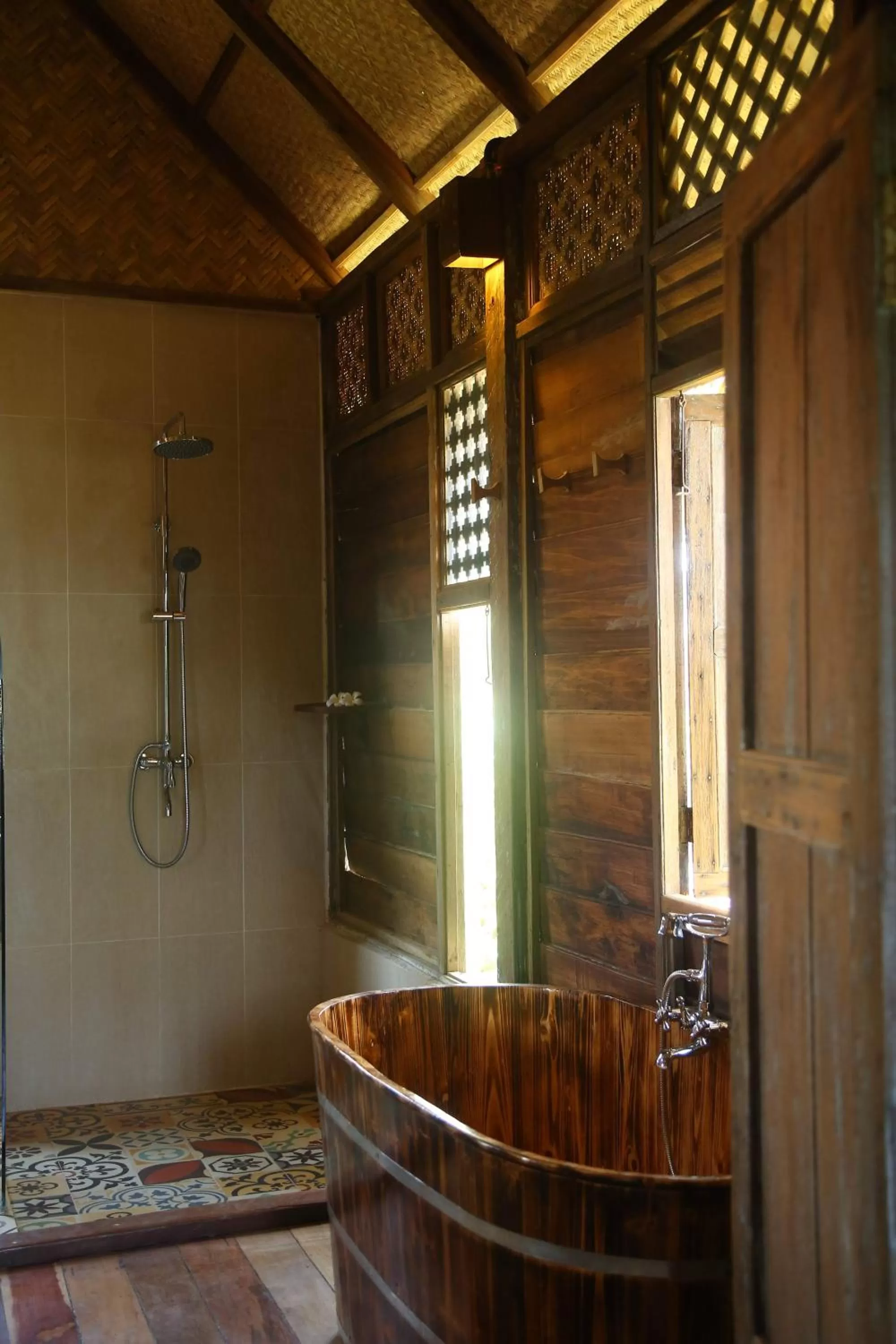Shower in Kunang Kunang Heritage Villas
