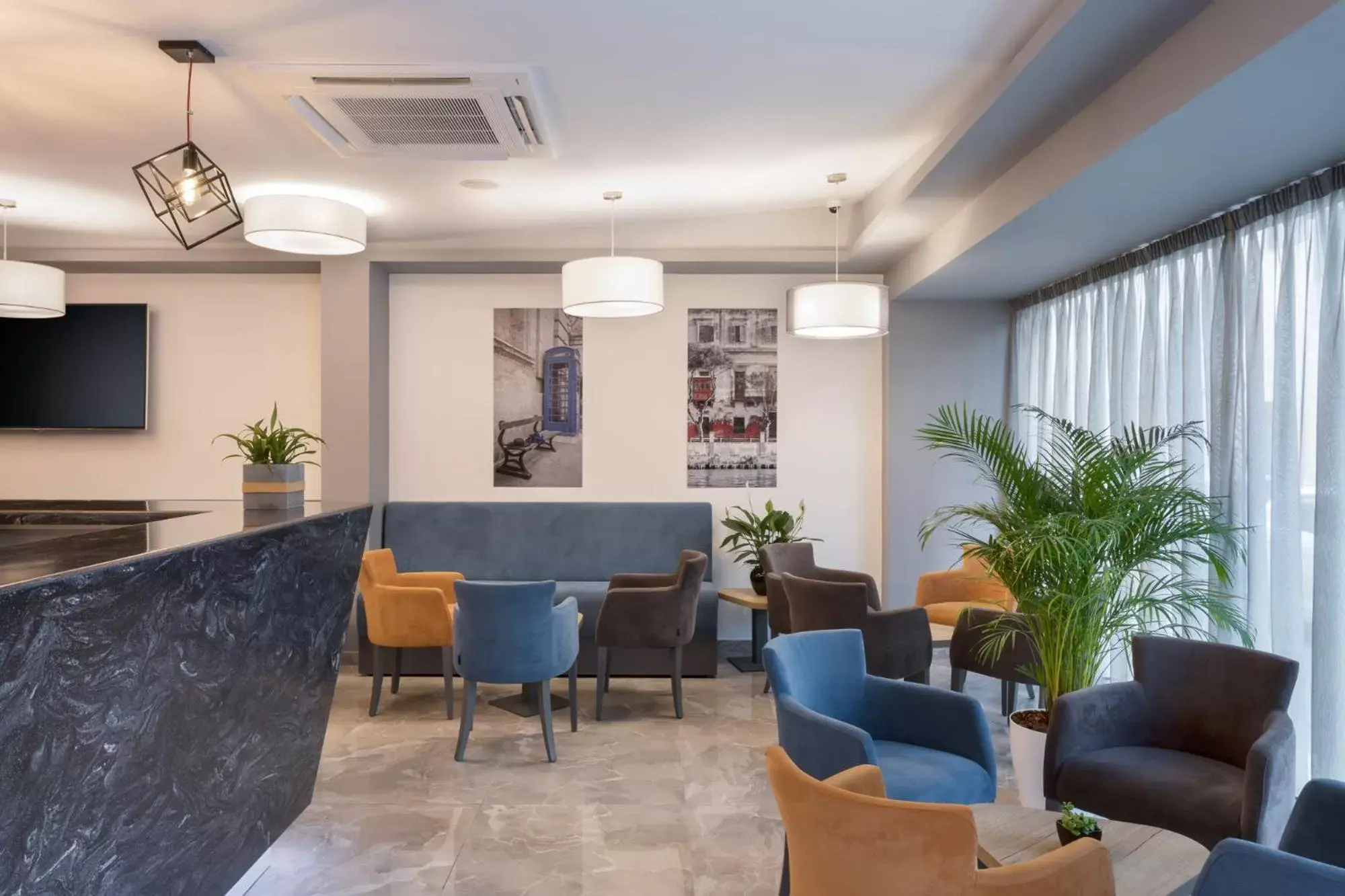 Lobby or reception in Azur Hotel by ST Hotels Lobby or reception in Azur Hotel by ST Hotels
