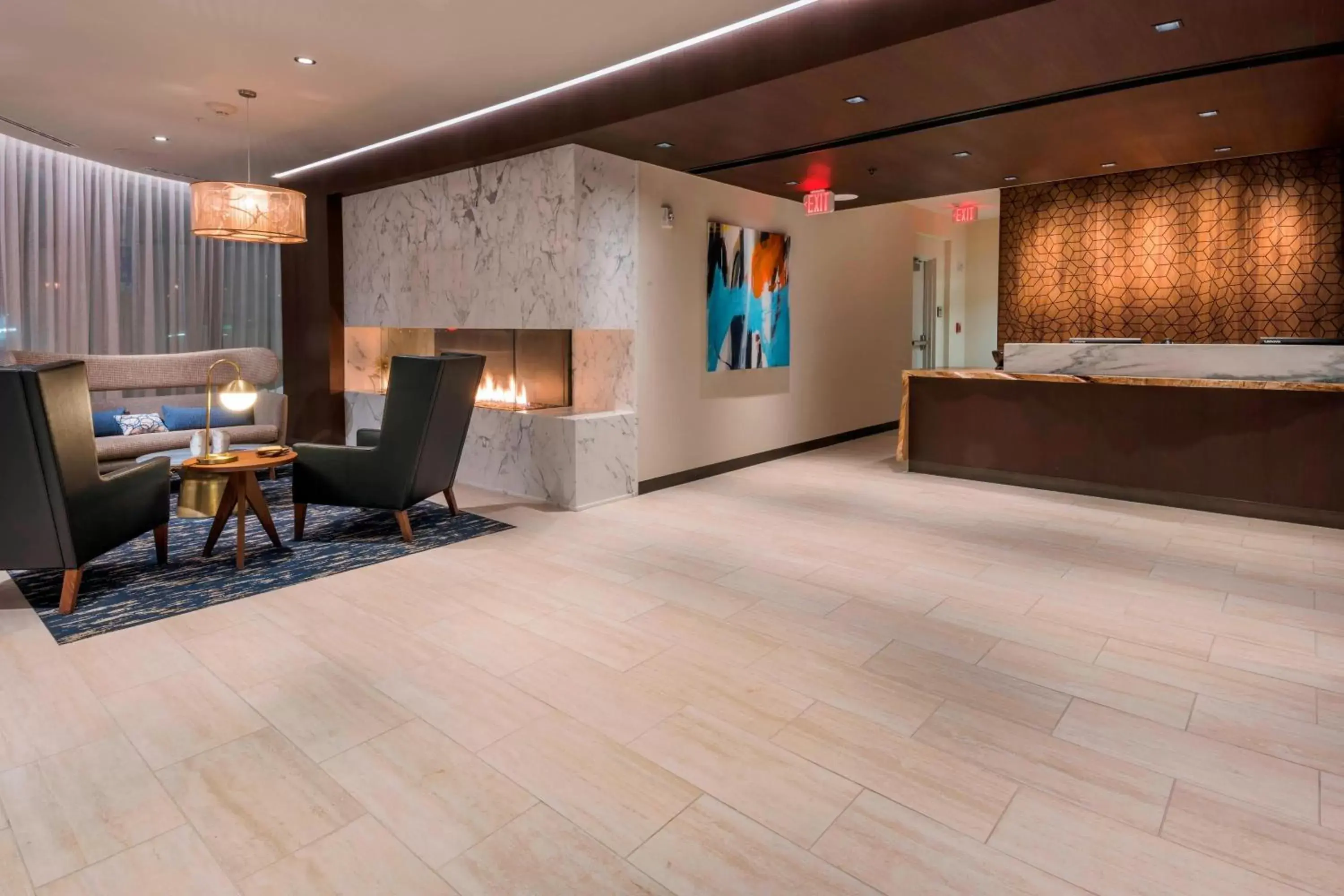 Lobby or reception, Lobby/Reception in Residence Inn by Marriott Jersey City