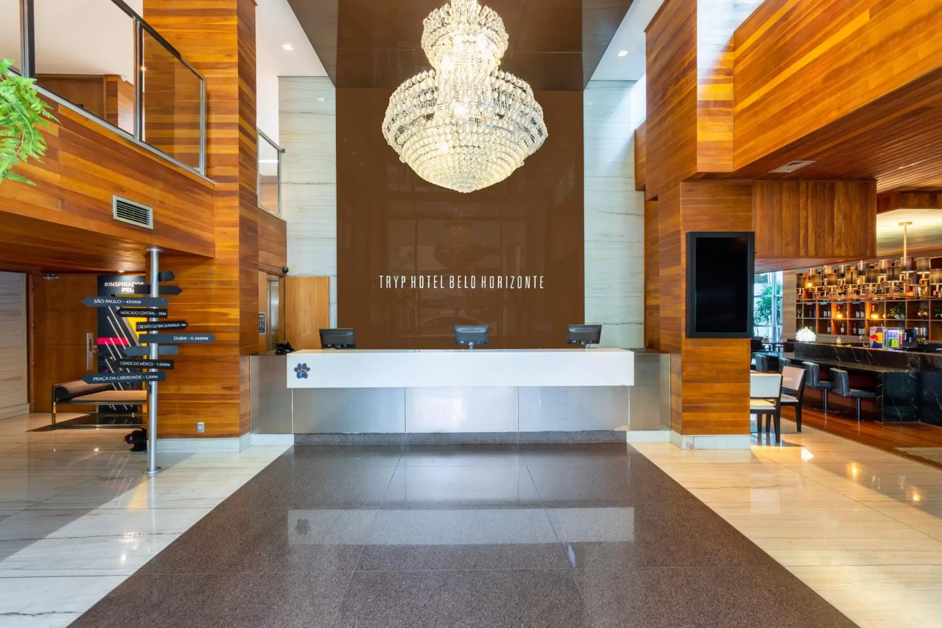 Lobby or reception, Lobby/Reception in Tryp by Wyndham Belo Horizonte Savassi