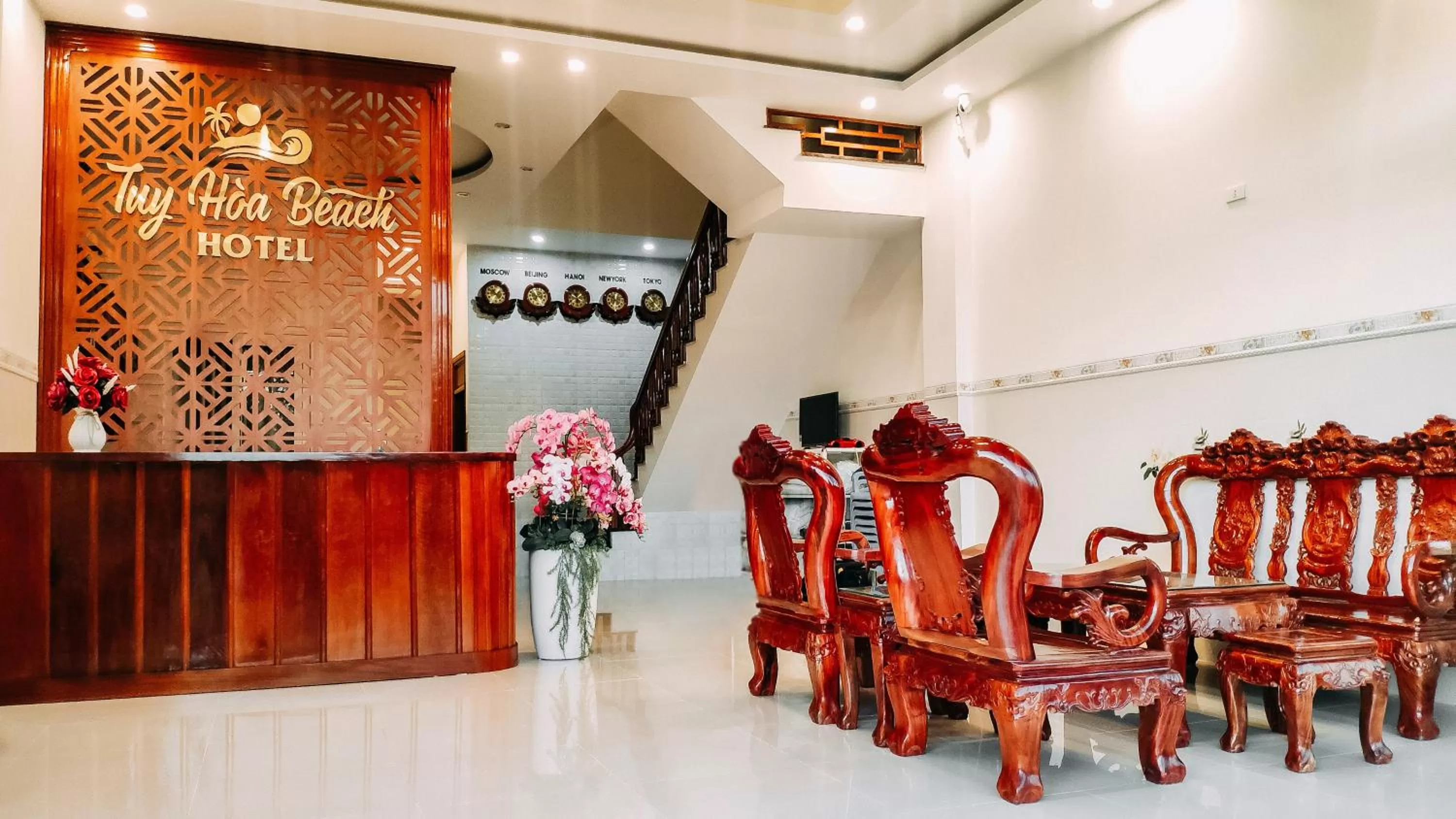 Lobby or reception in Tuy Hòa Beach Hotel - Căn hộ du lịch