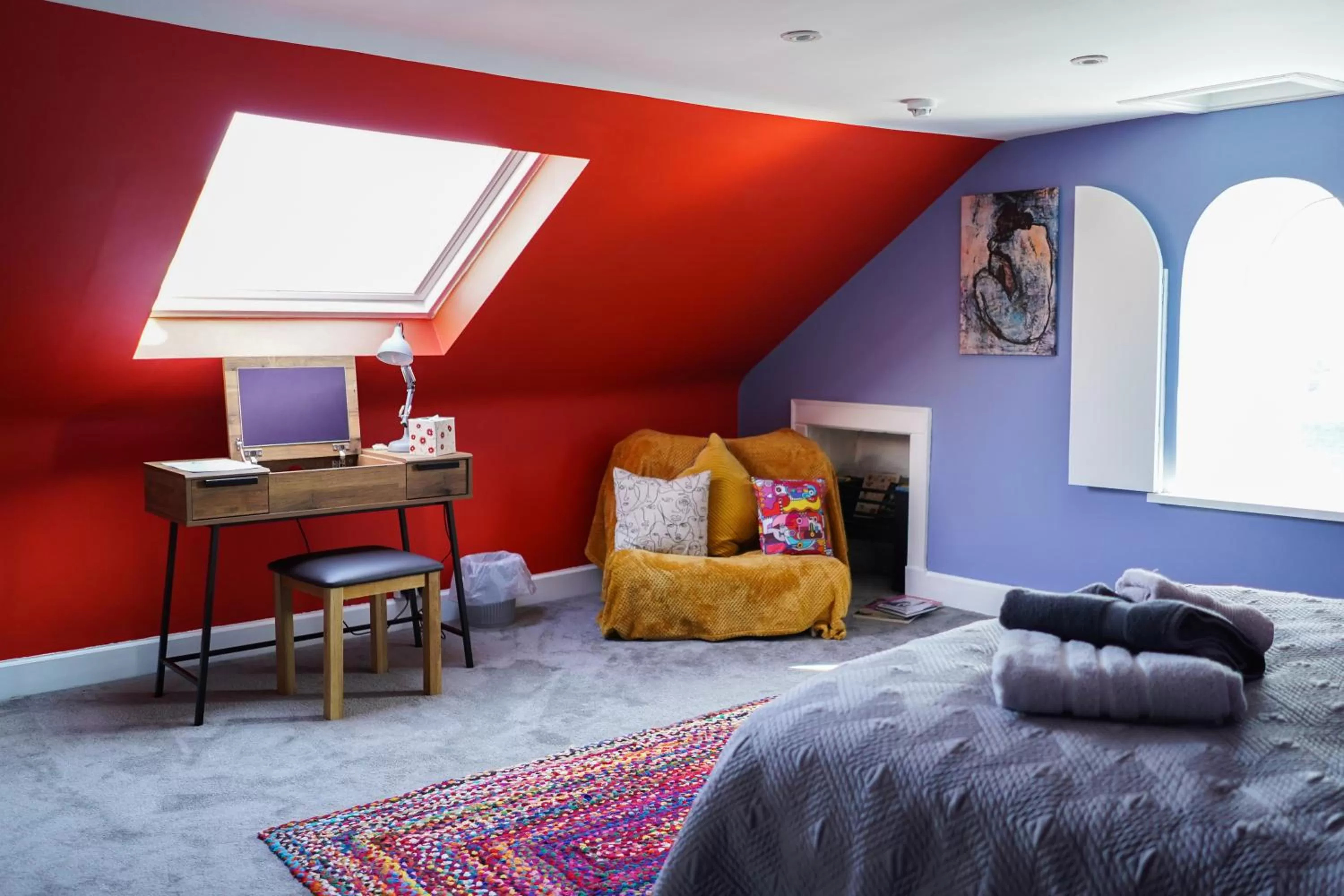 Bedroom in The Art Bank