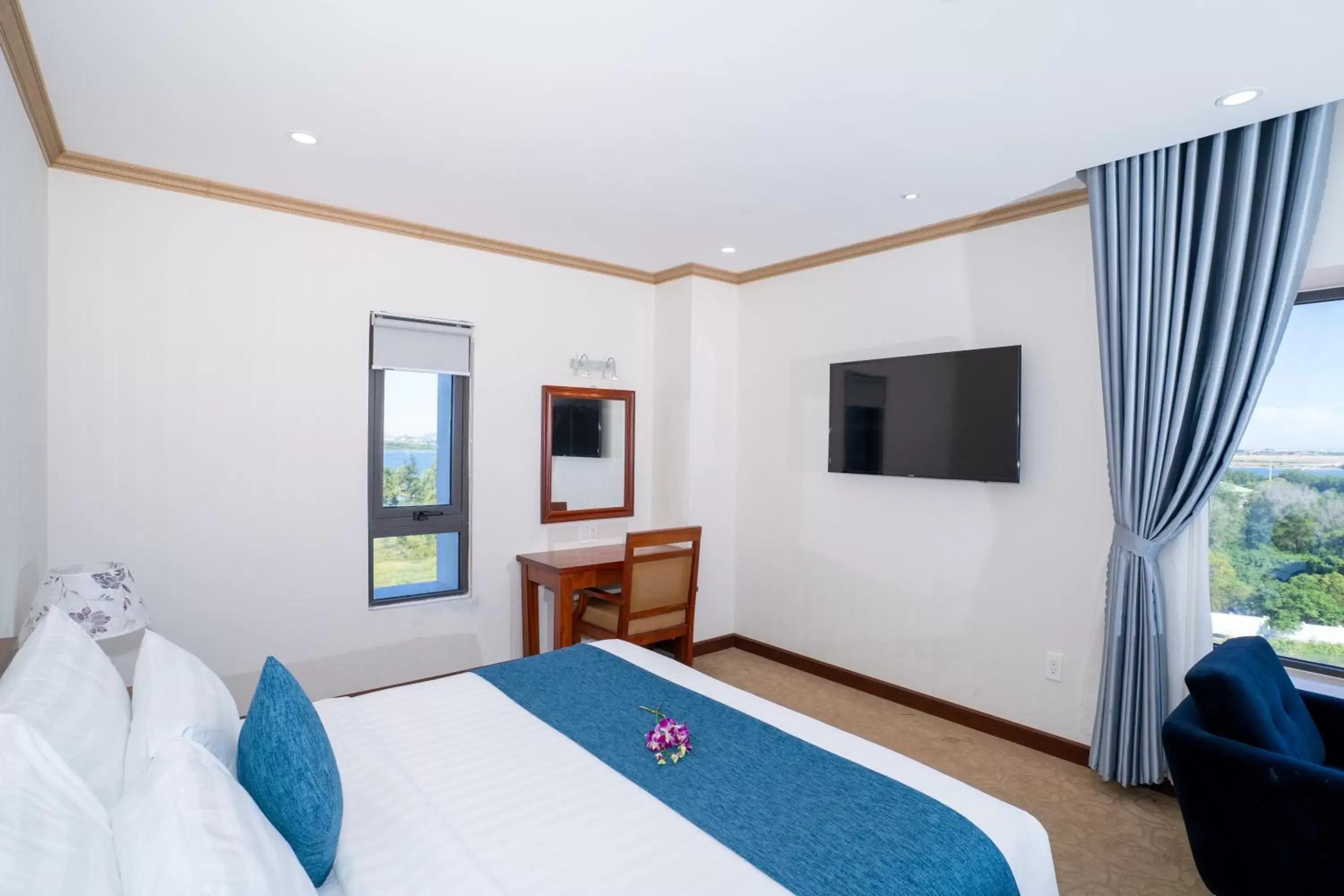 Bed in Navy Hotel Cam Ranh