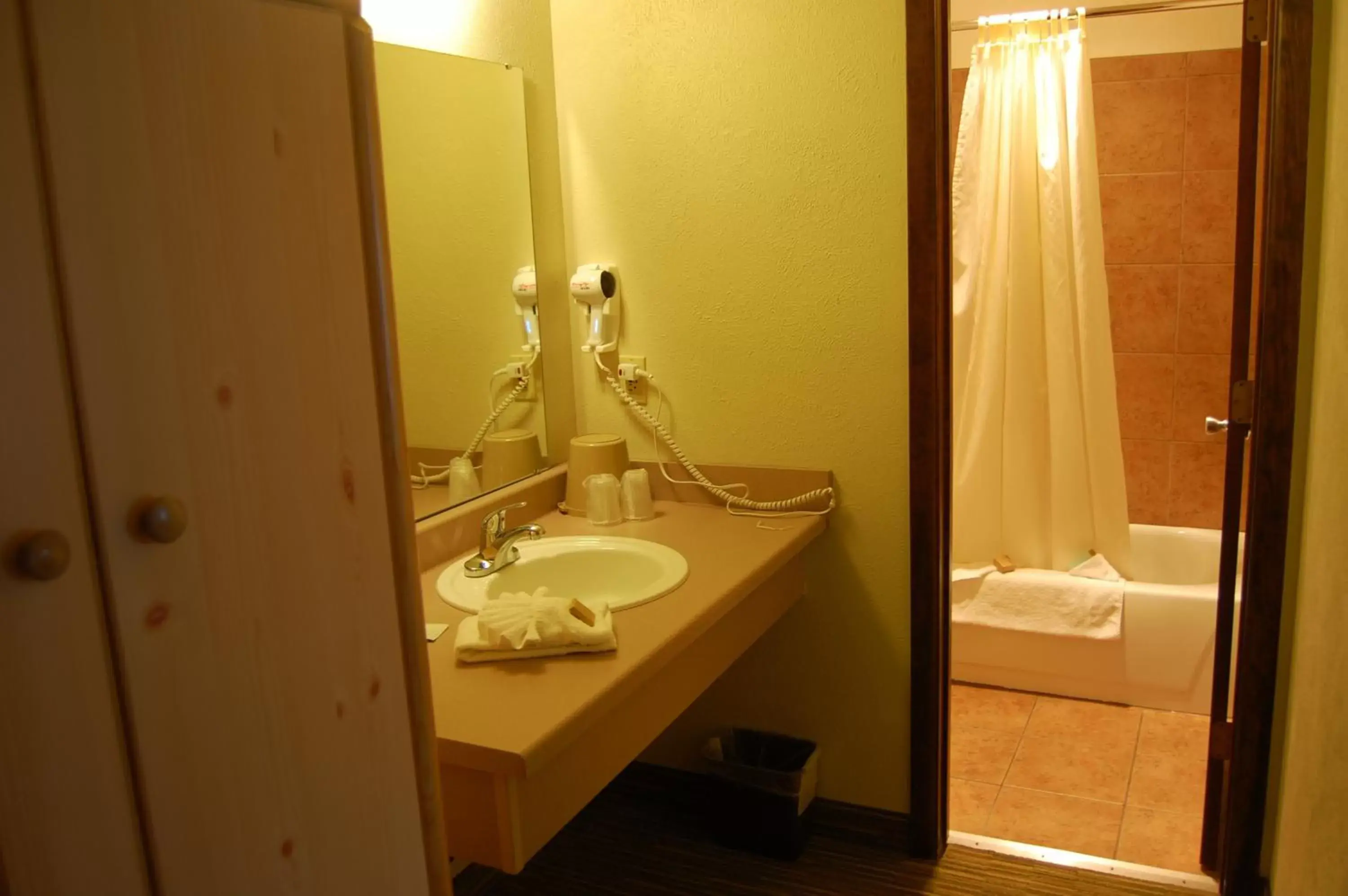 Bathroom in Days Inn and Suites by Wyndham Downtown Missoula-University