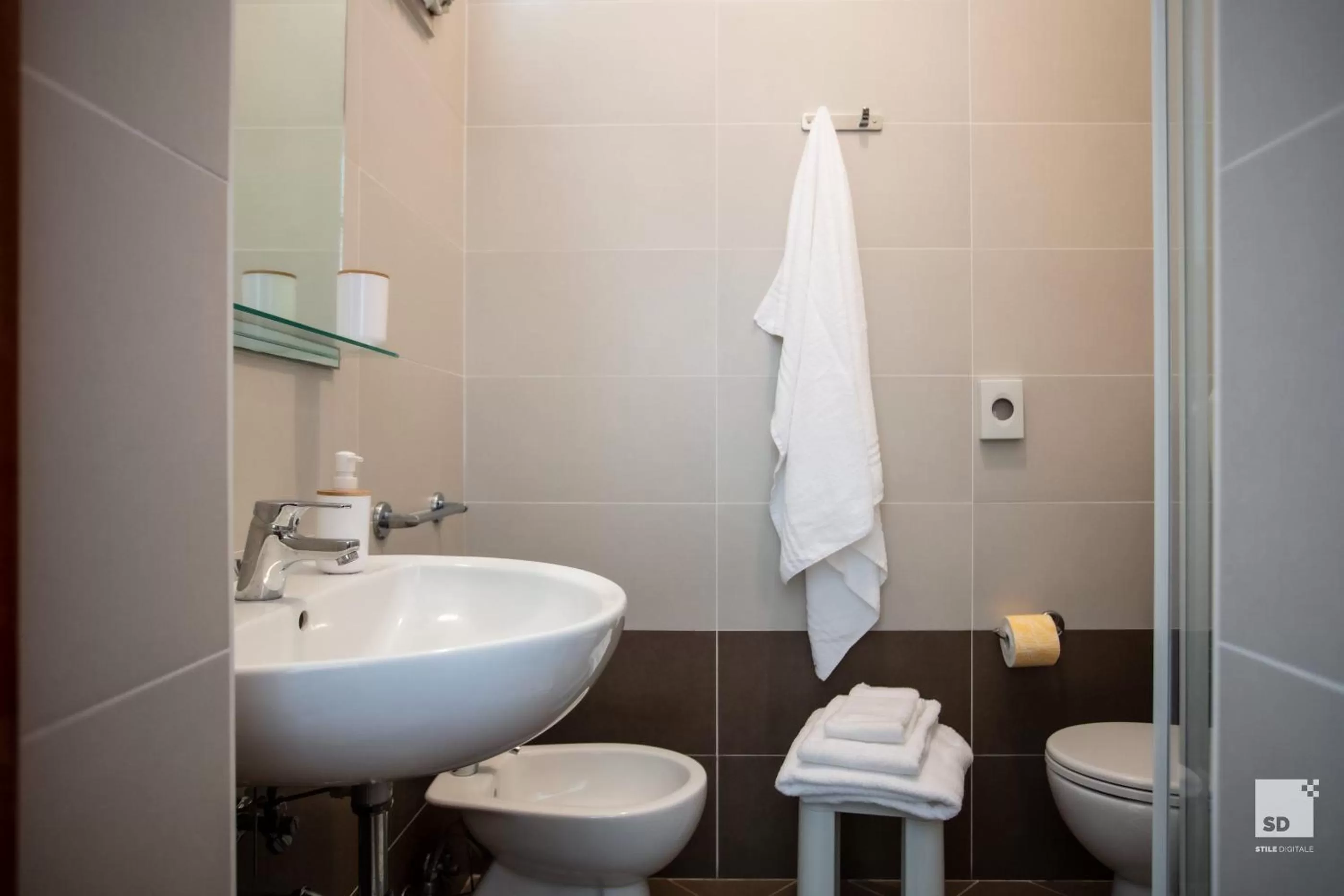 Bathroom in Hotel Fattori Mare