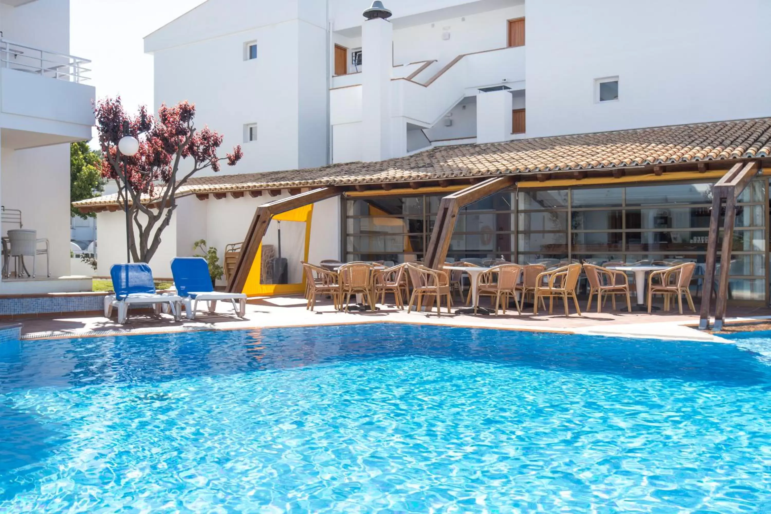 Swimming pool in Aparthotel Flora