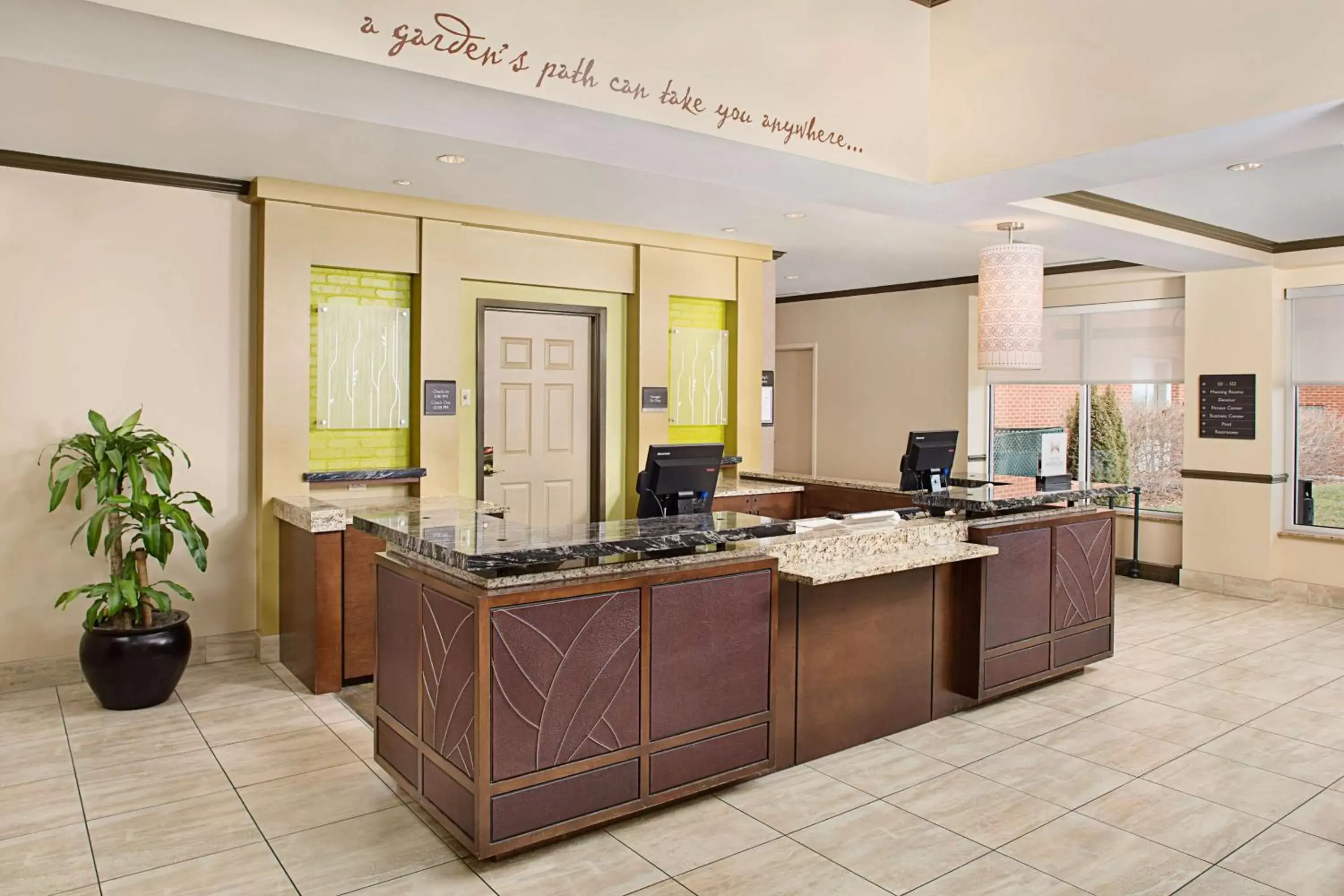 Lobby or reception in Hilton Garden Inn Hartford North-Bradley International Airport Lobby or reception in Hilton Garden Inn Hartford North-Bradley International Airport