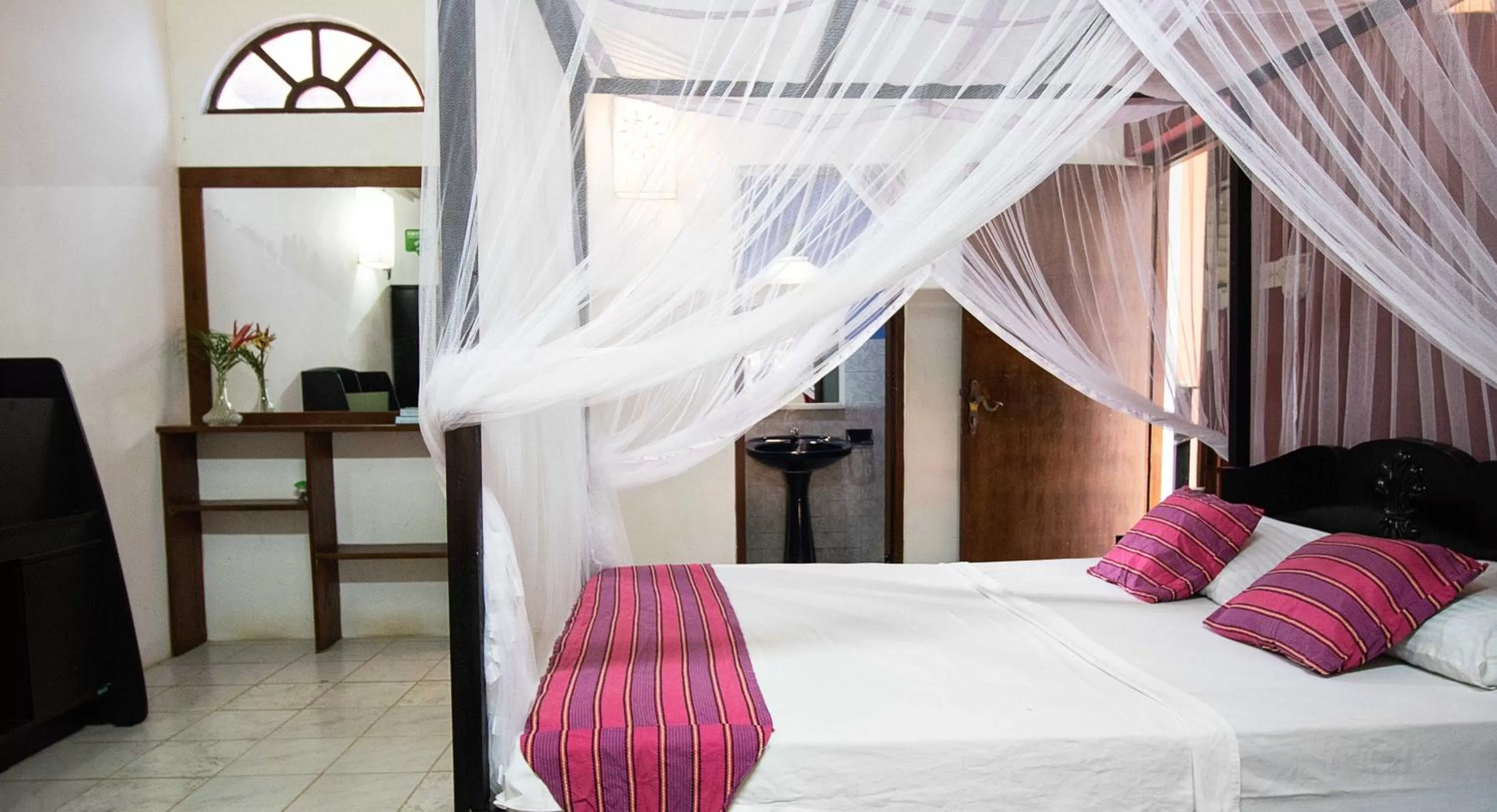 Bed in Villa Taprobane