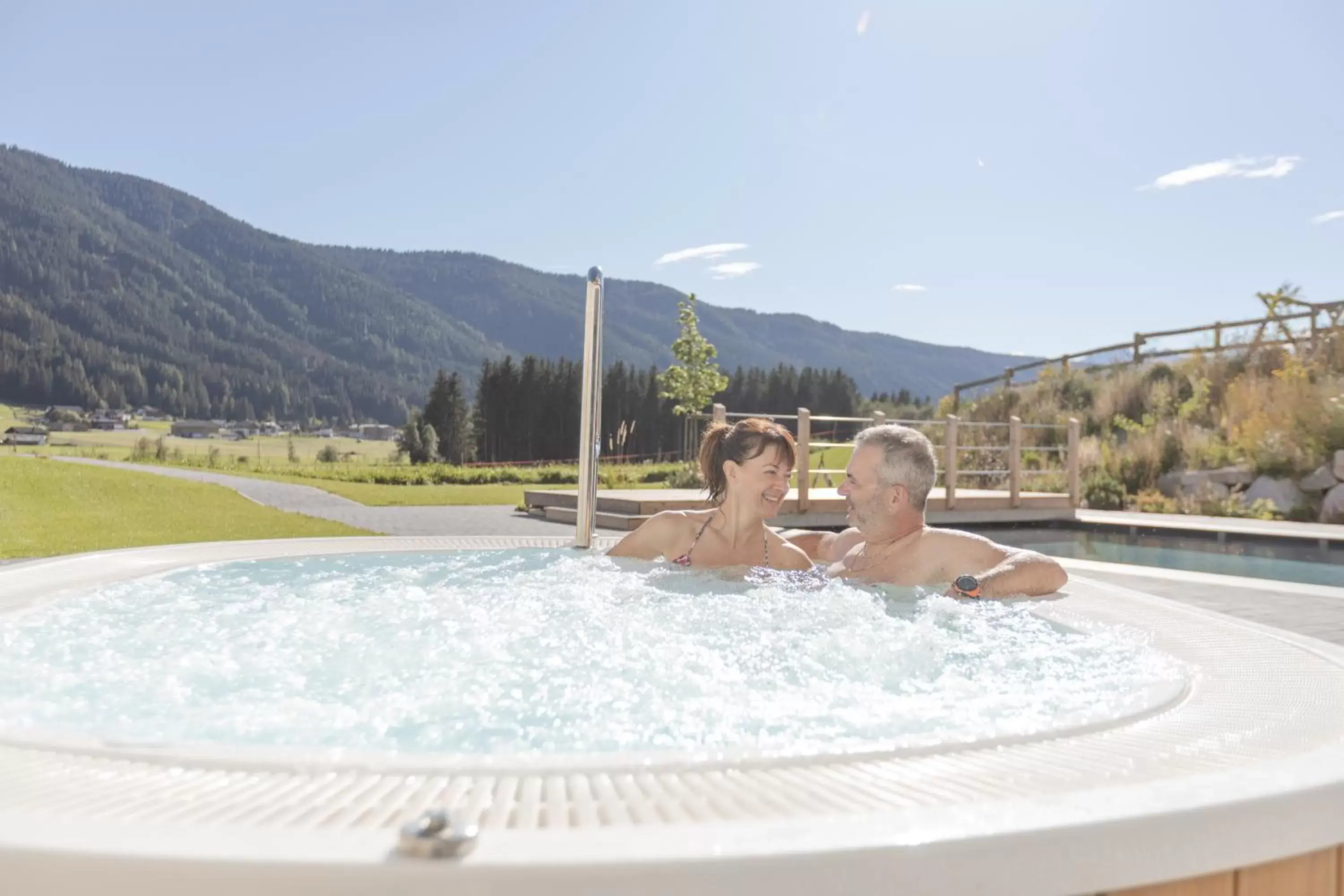 Hot Tub, Swimming Pool in Hotel Tyrol