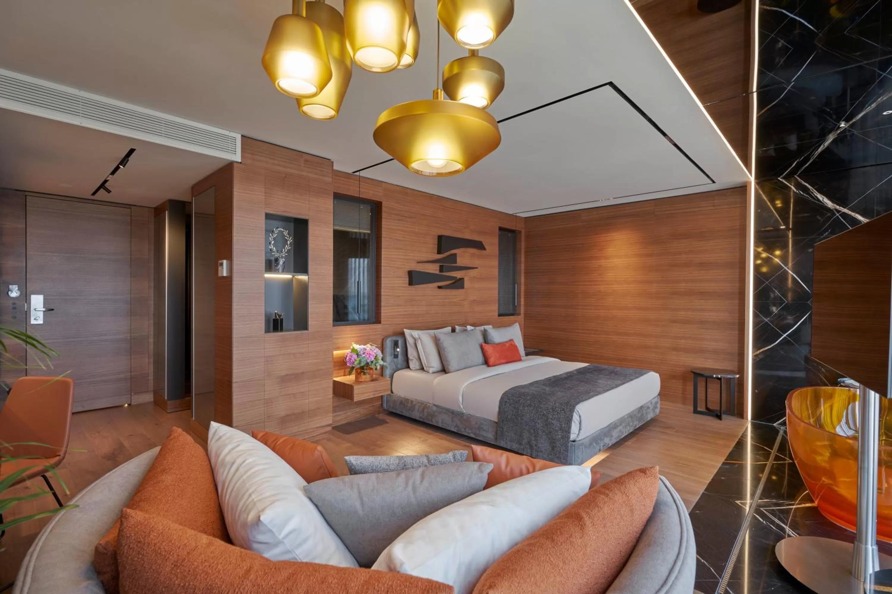 Bedroom, Bed in Richmond Istanbul