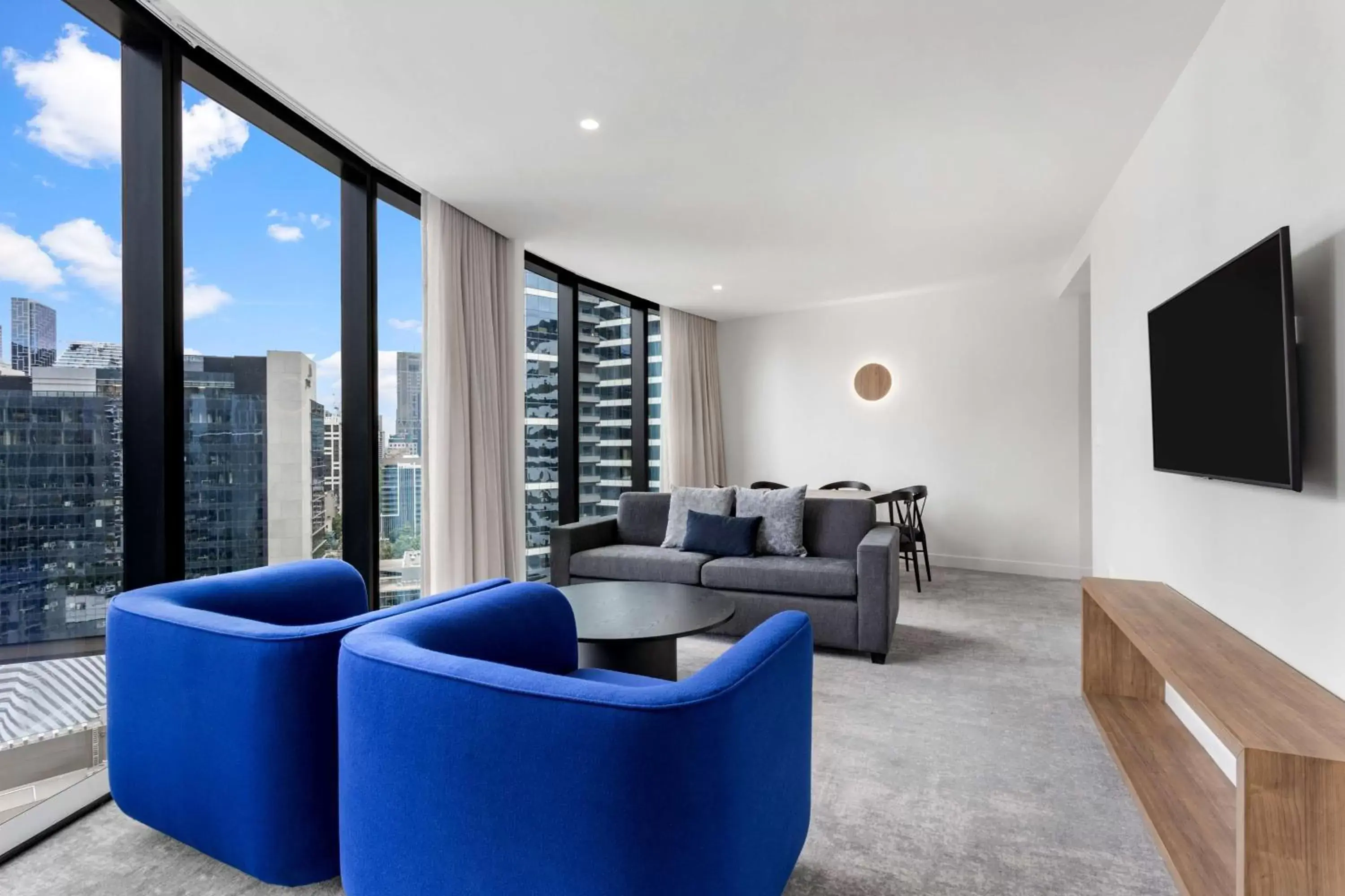 Bedroom, Seating Area in Adina Apartment Hotel Melbourne Southbank