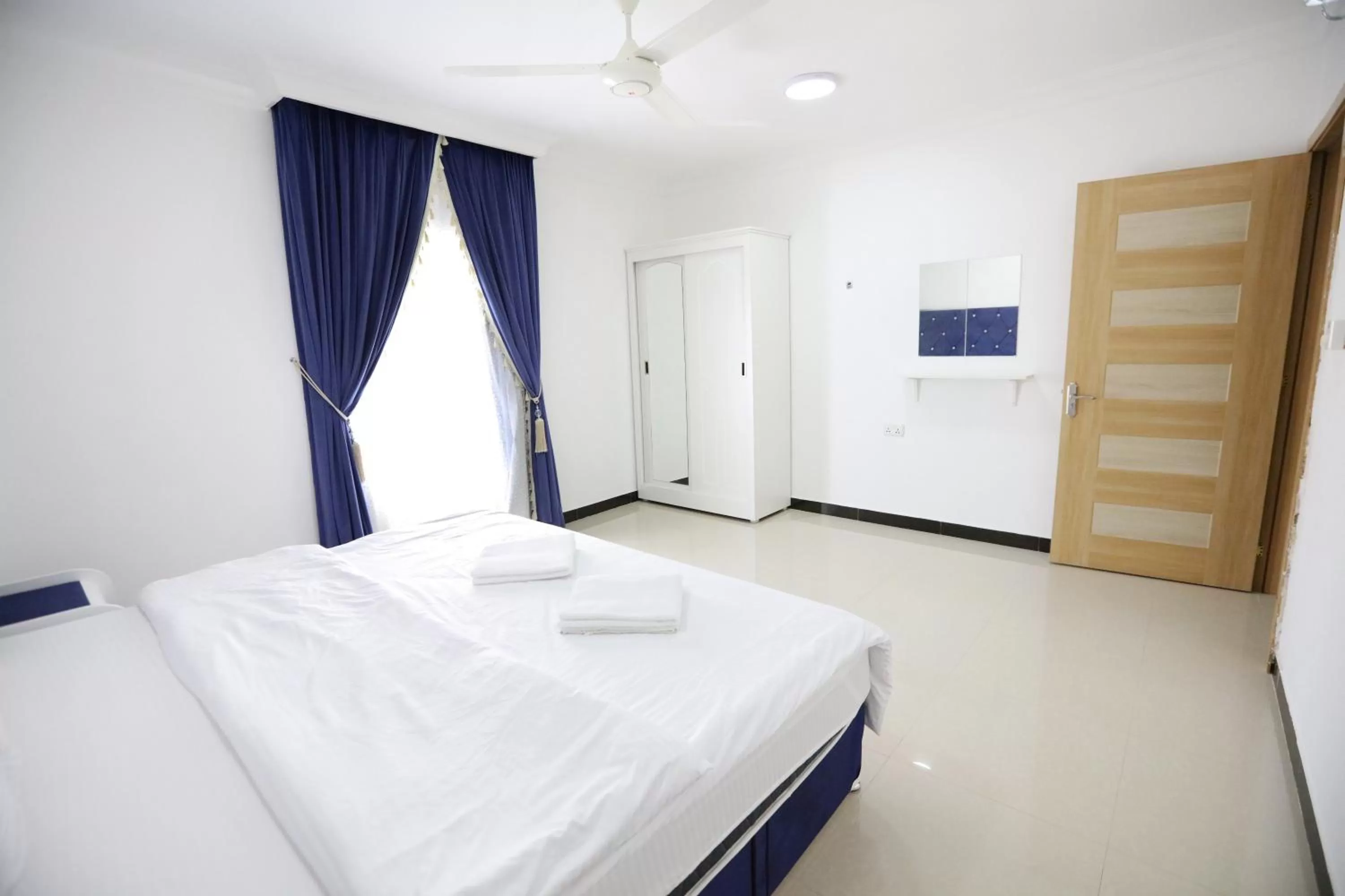 Bed in Al Rayyan Hotel Apartments Muscat