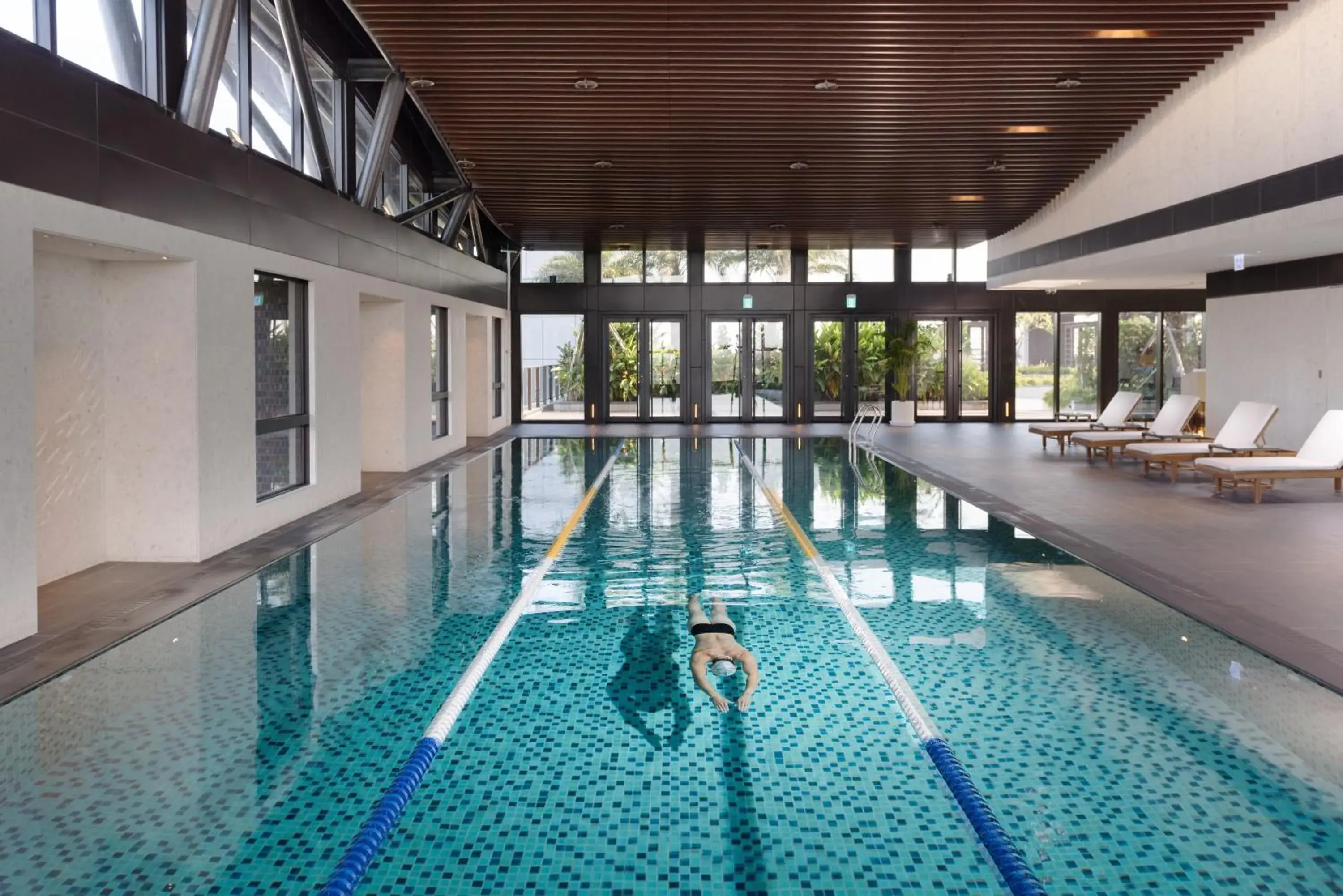 Swimming pool in Crowne Plaza Tainan, an IHG Hotel