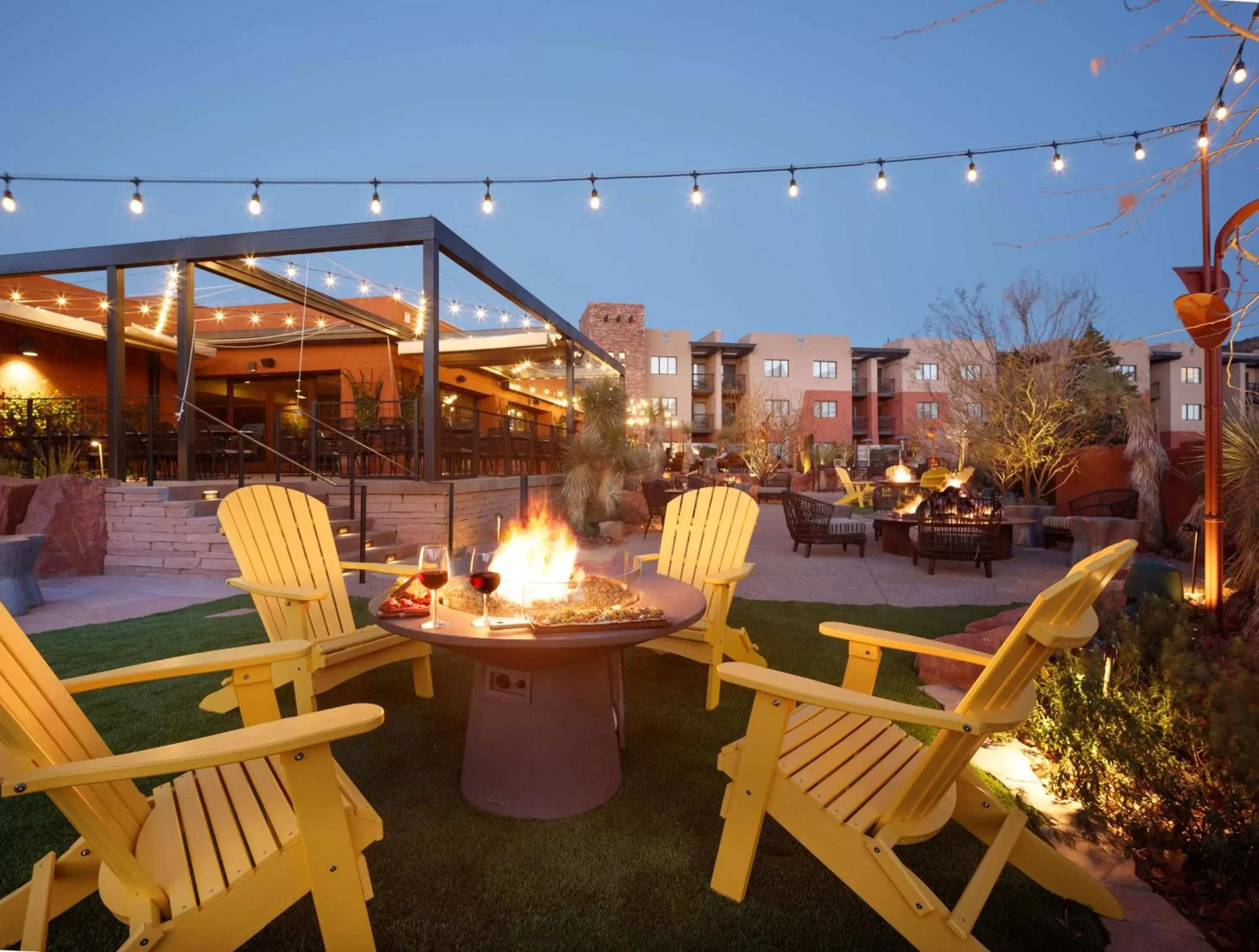 Patio in Hilton Sedona Resort at Bell Rock