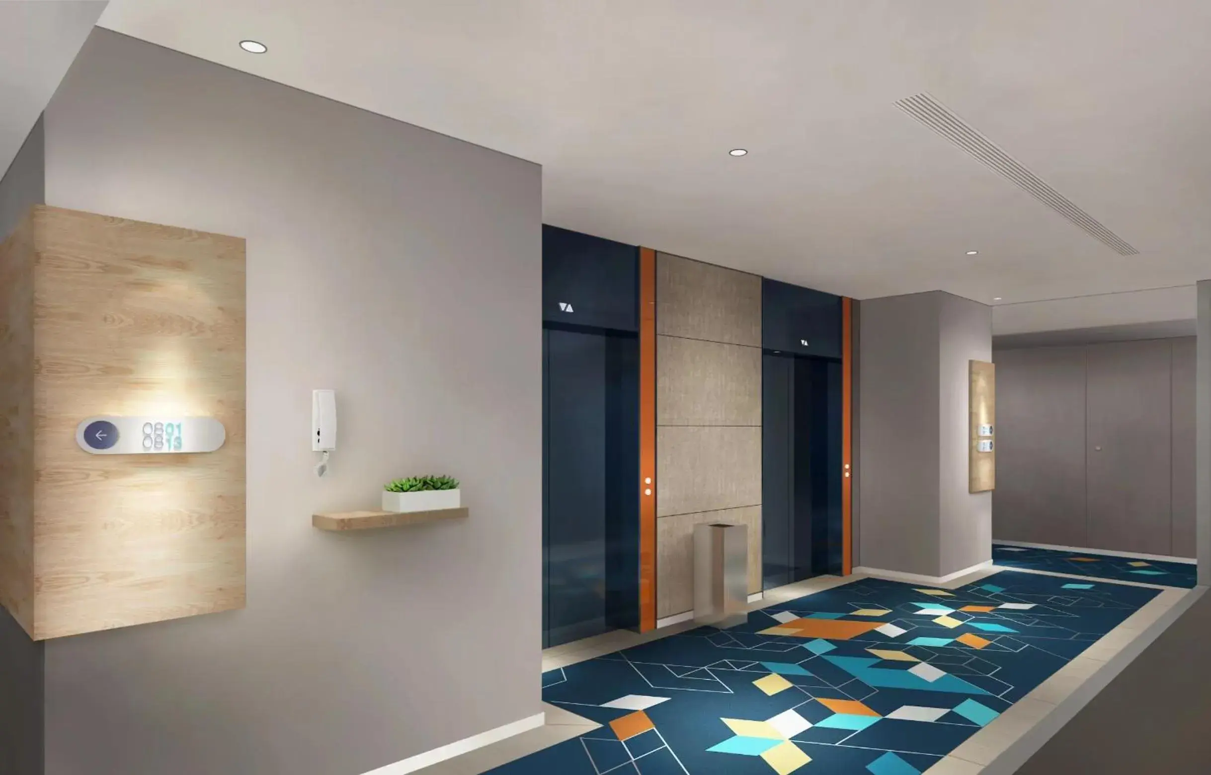 elevator, Bed in Holiday Inn Express Yangjiang City Center by IHG elevator, Bed in Holiday Inn Express Yangjiang City Center by IHG