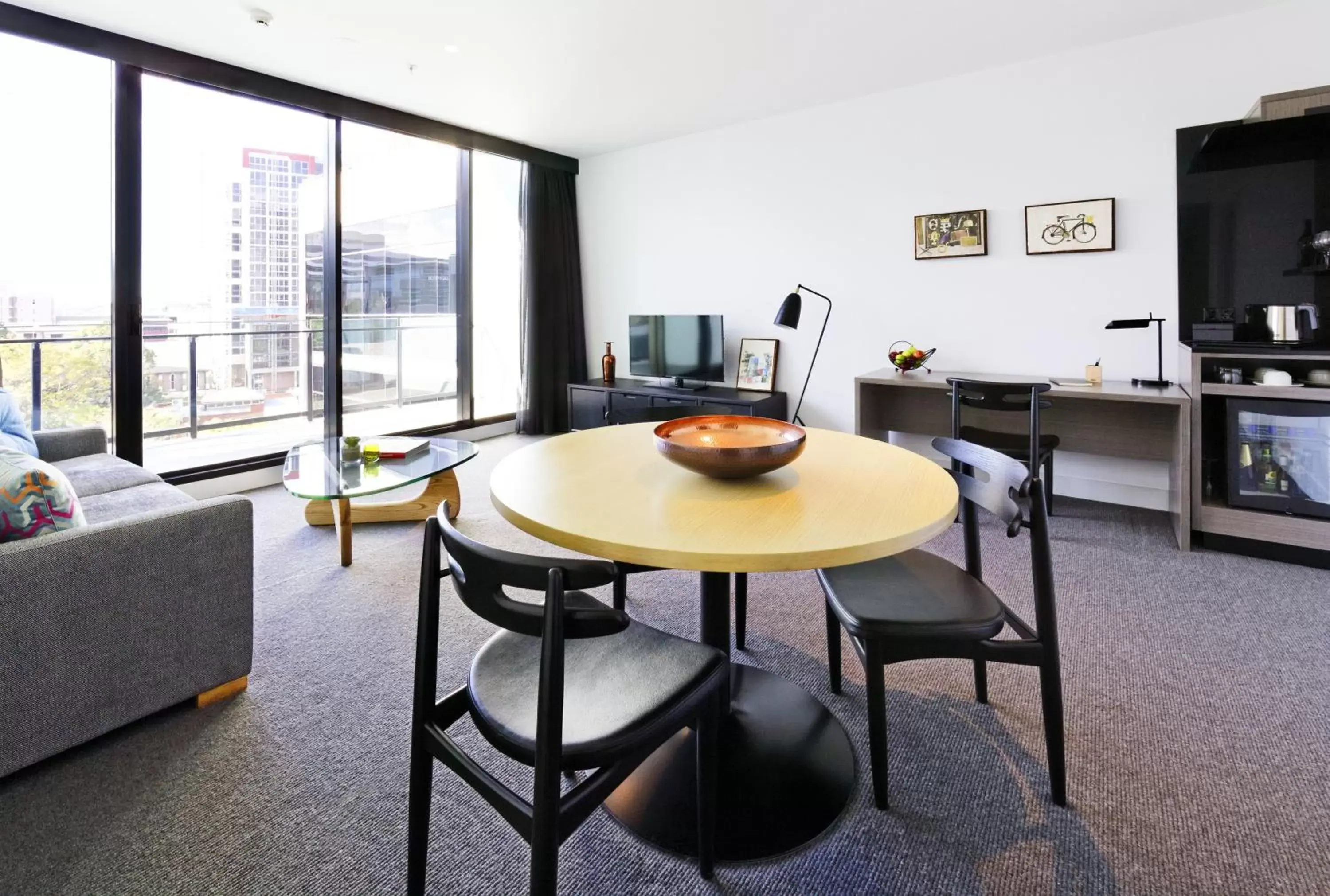 Dining area, Seating Area in Alpha Mosaic Hotel Fortitude Valley Brisbane