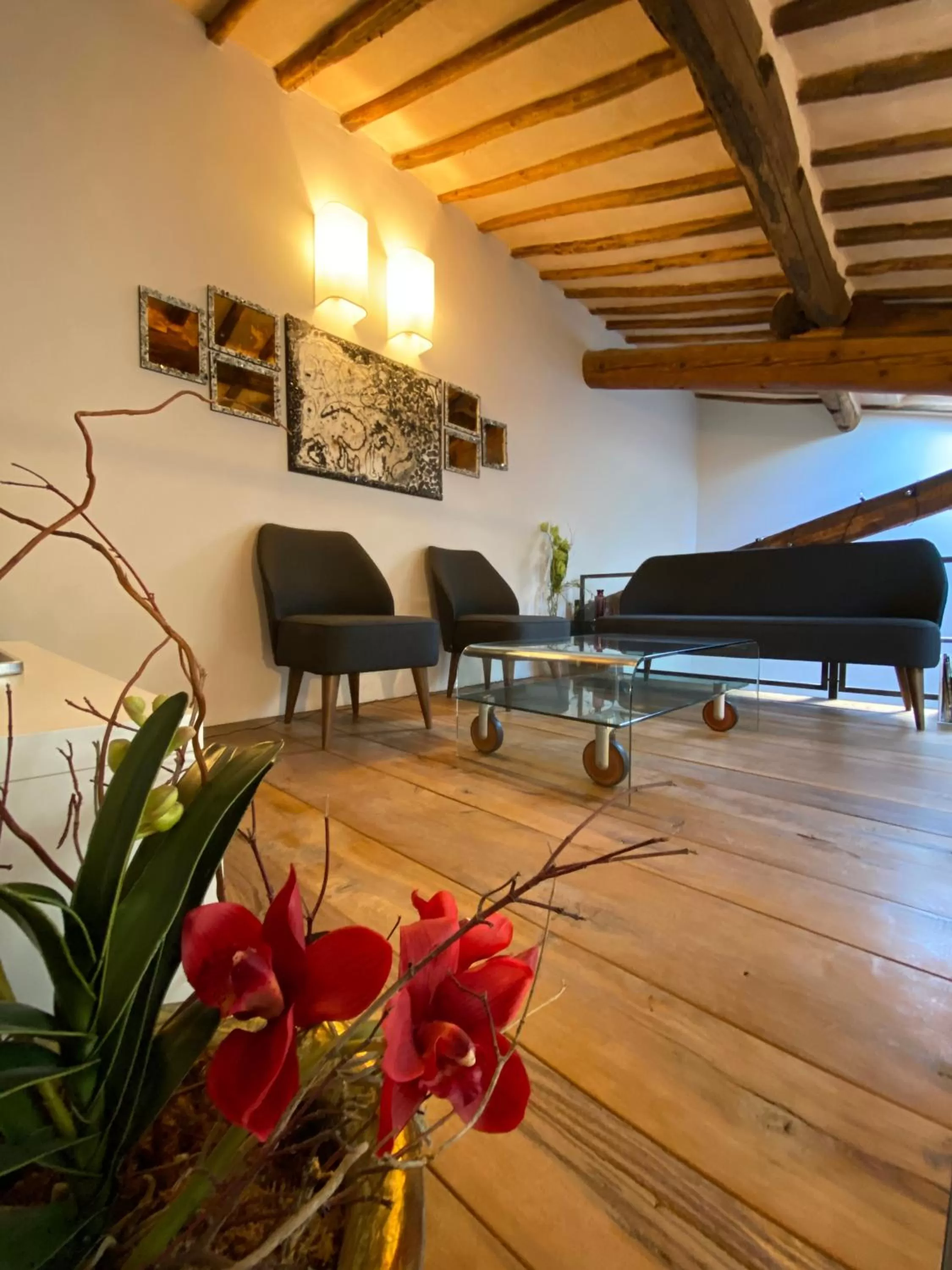 Living room in B&B Palazzo Bruchi