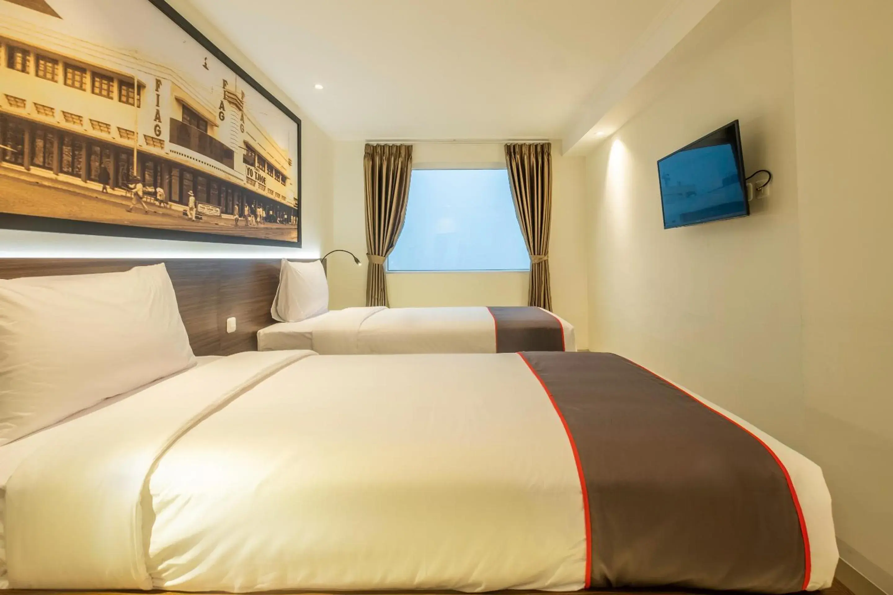 Bedroom, Bed in Collection O 22 Hotel Pasar Baru Heritage