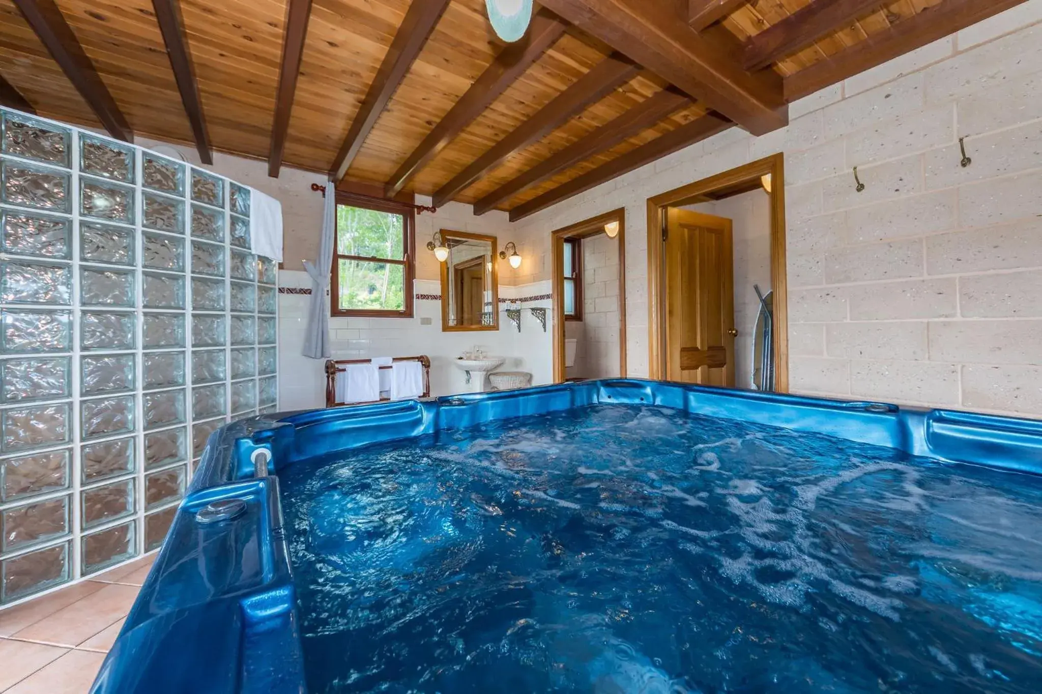 Bathroom, Swimming Pool in Clarendon Forest Retreat