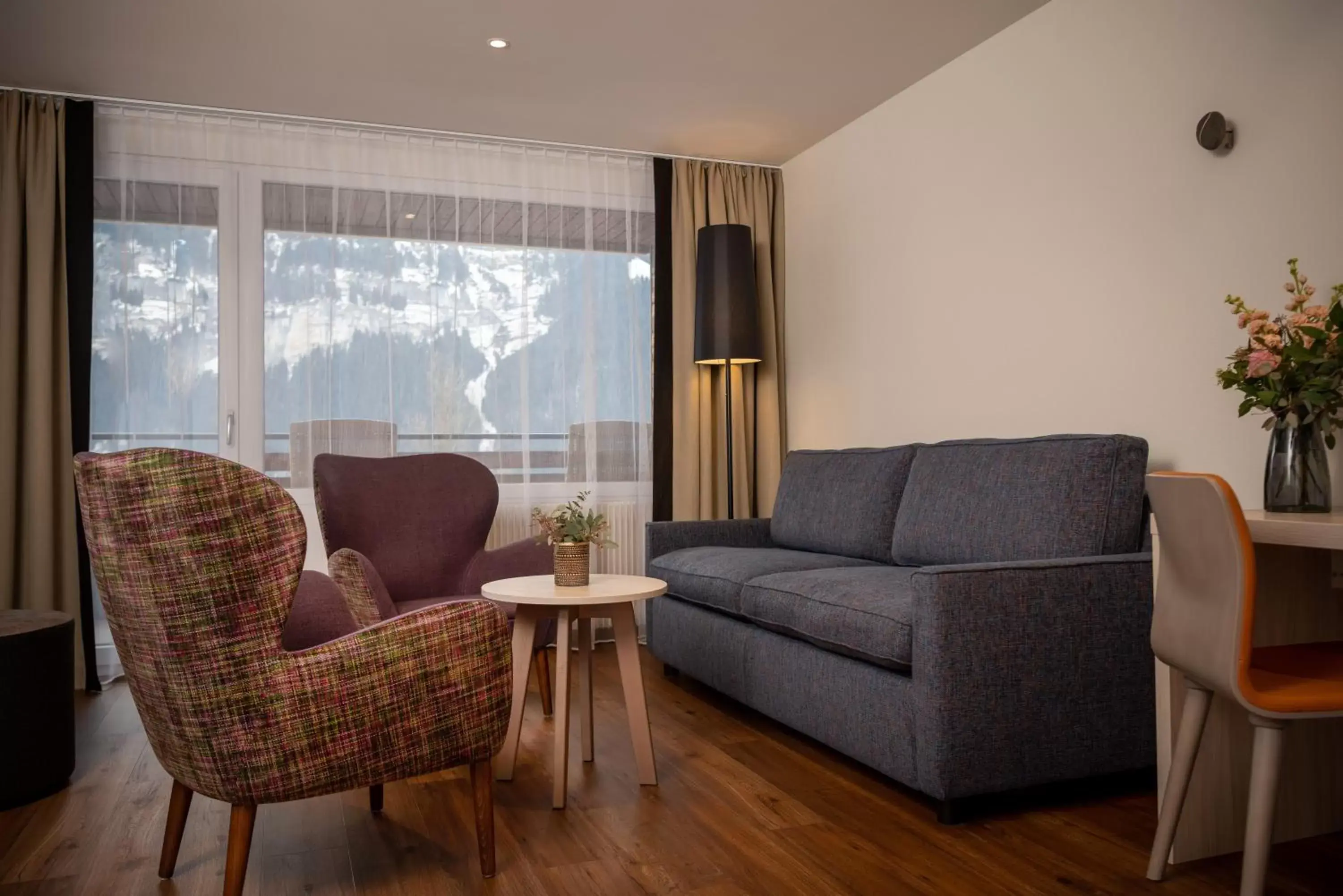 Living room, Seating Area in Sunstar Hotel & SPA Grindelwald