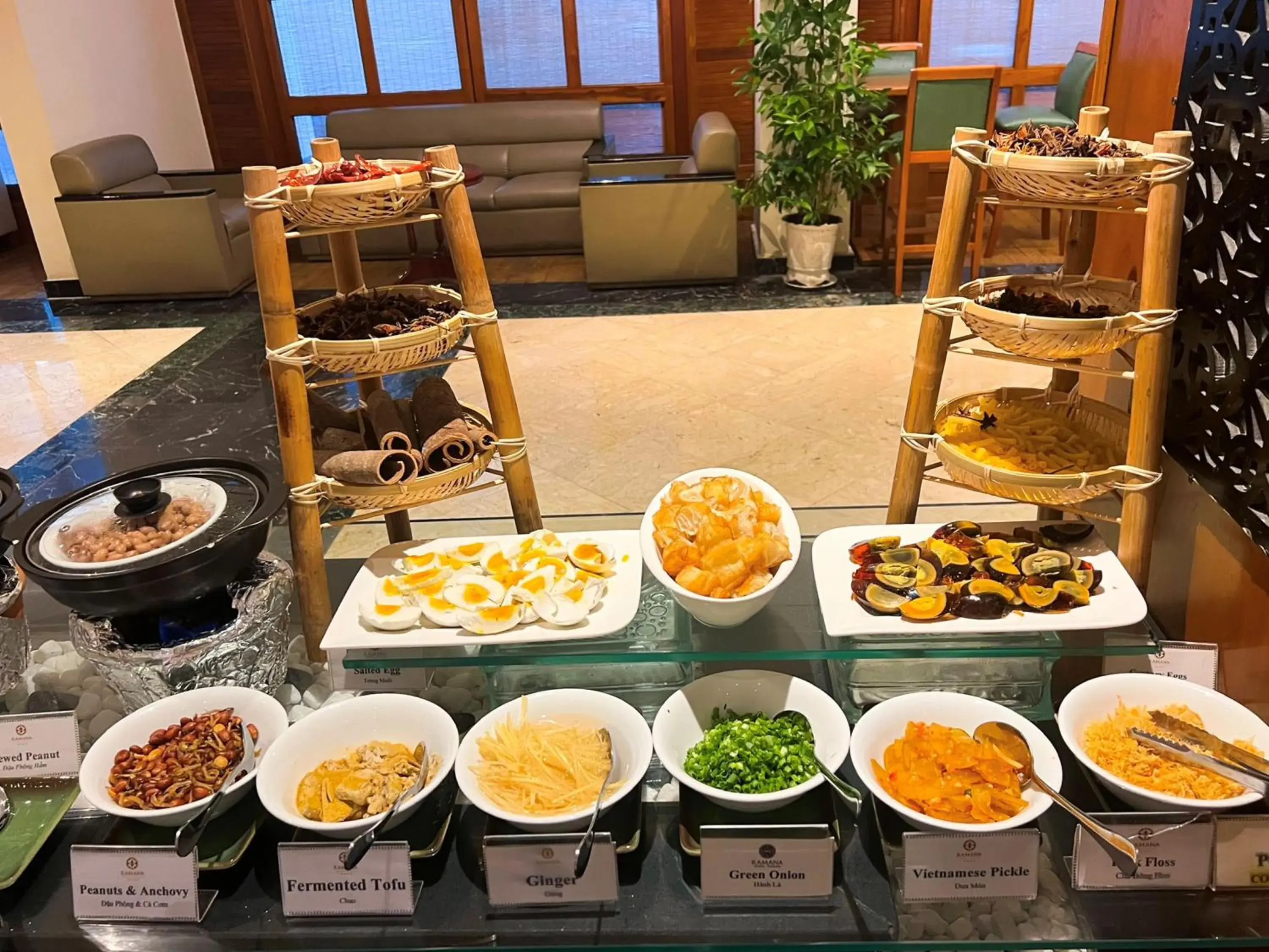 Buffet breakfast in Ramana Saigon Hotel