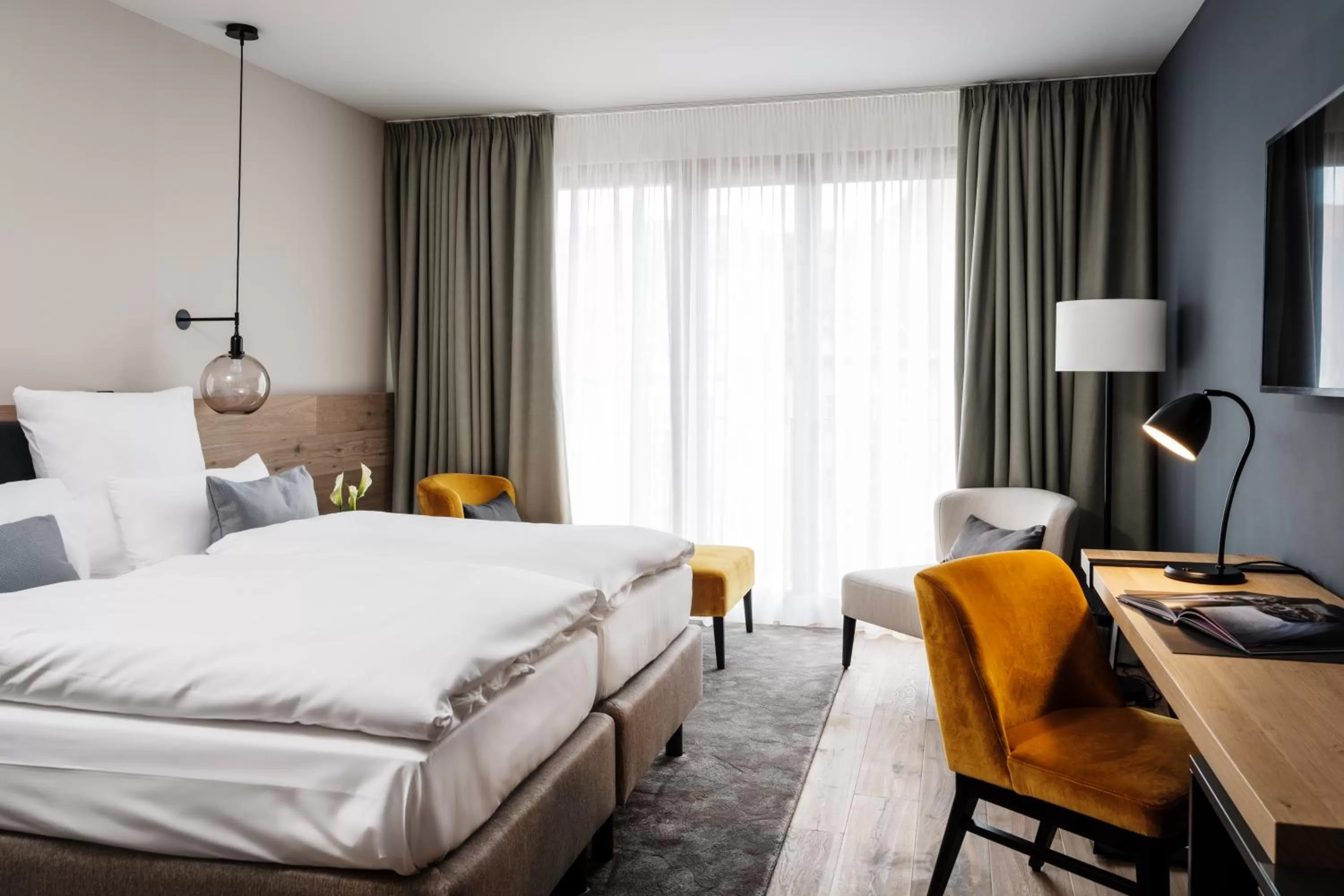 Bed in AMERON Neuschwanstein Alpsee Resort & Spa