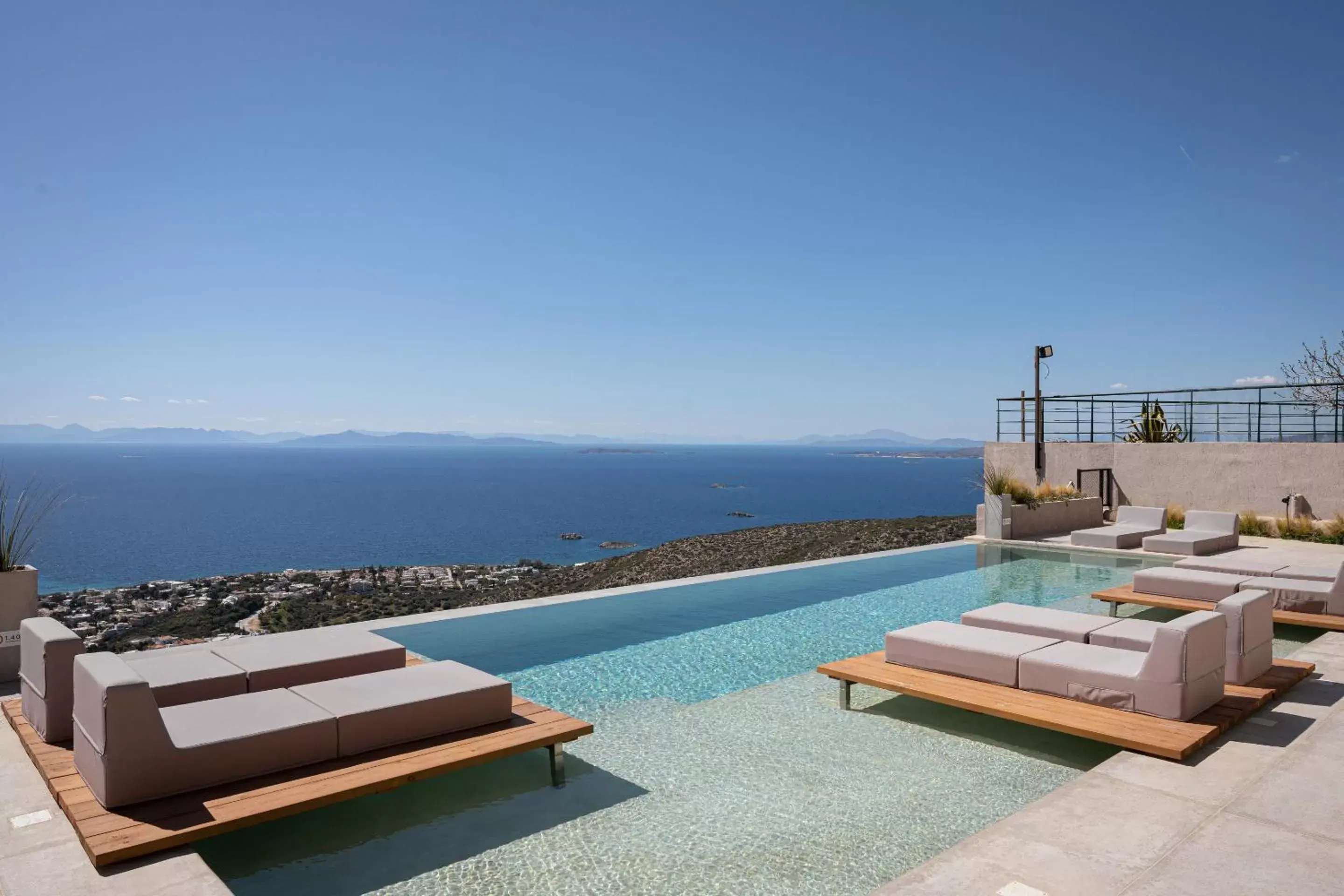 View (from property/room), Swimming Pool in Saronida Hills