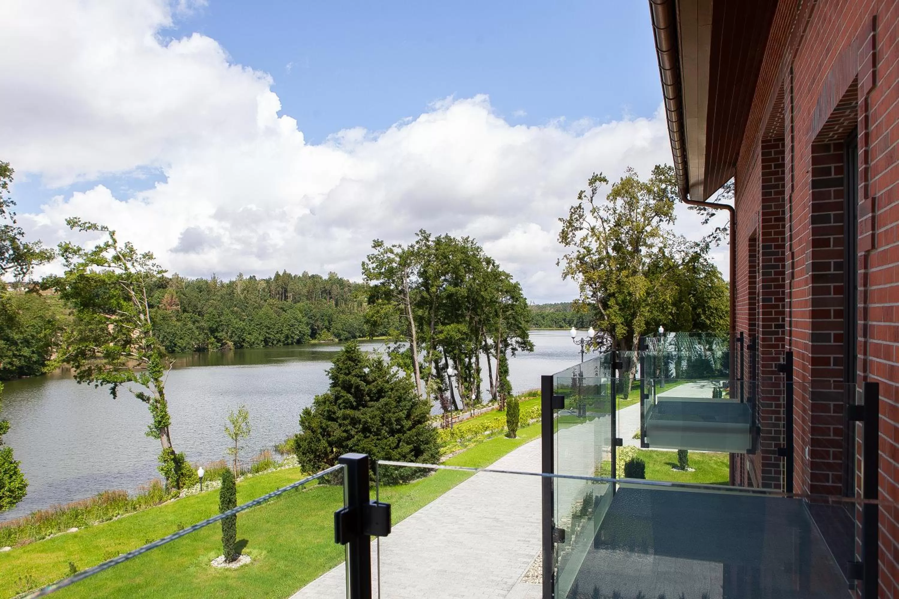 Balcony/Terrace in Leśny Dwór