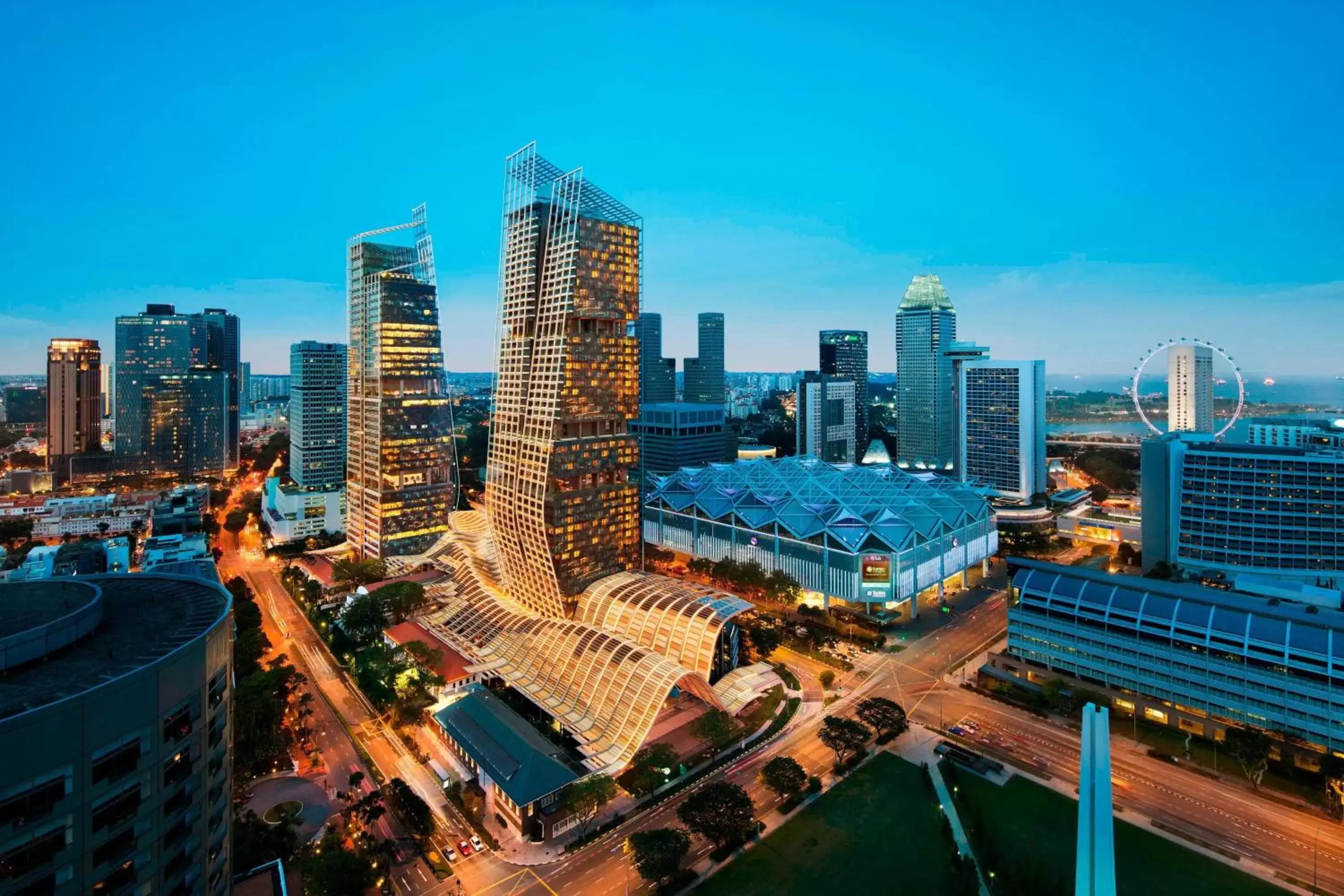 Property building in JW Marriott Hotel Singapore South Beach