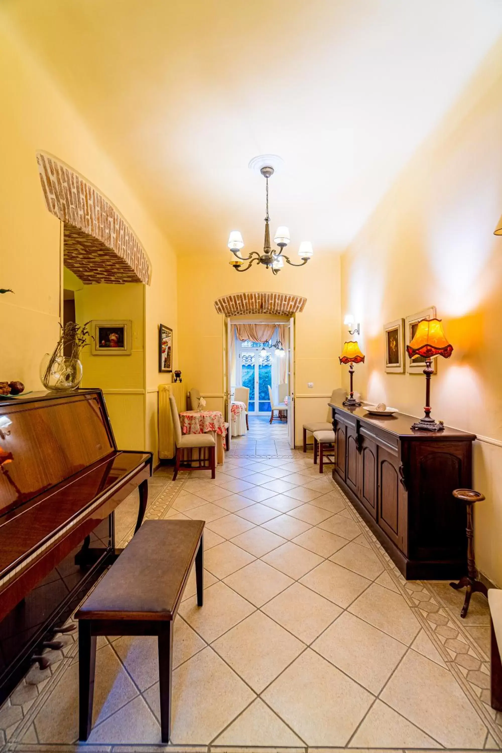 Living room in Archontiko Eleni Boutique Hotel