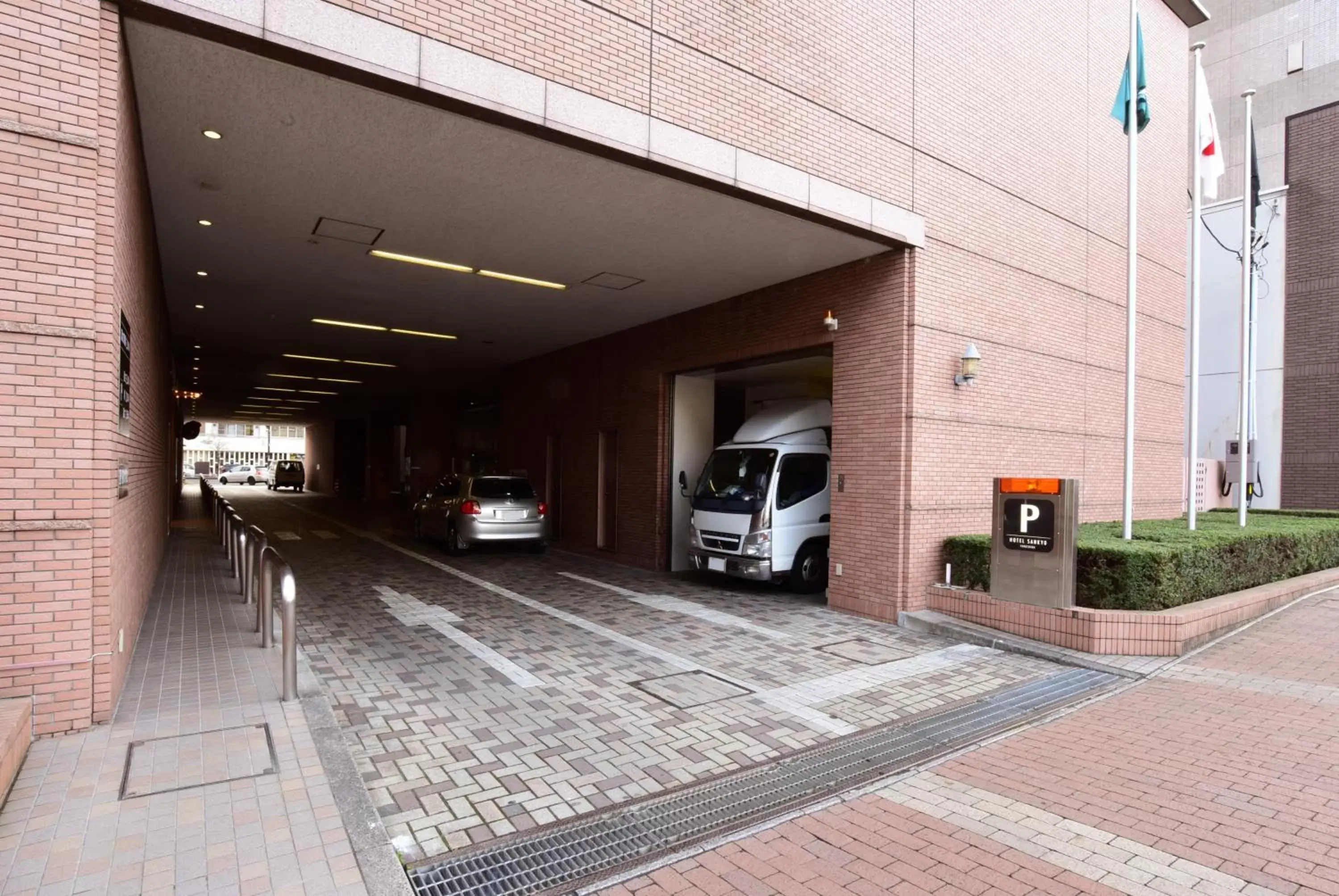 Facade/entrance in Hotel Sankyo Fukushima