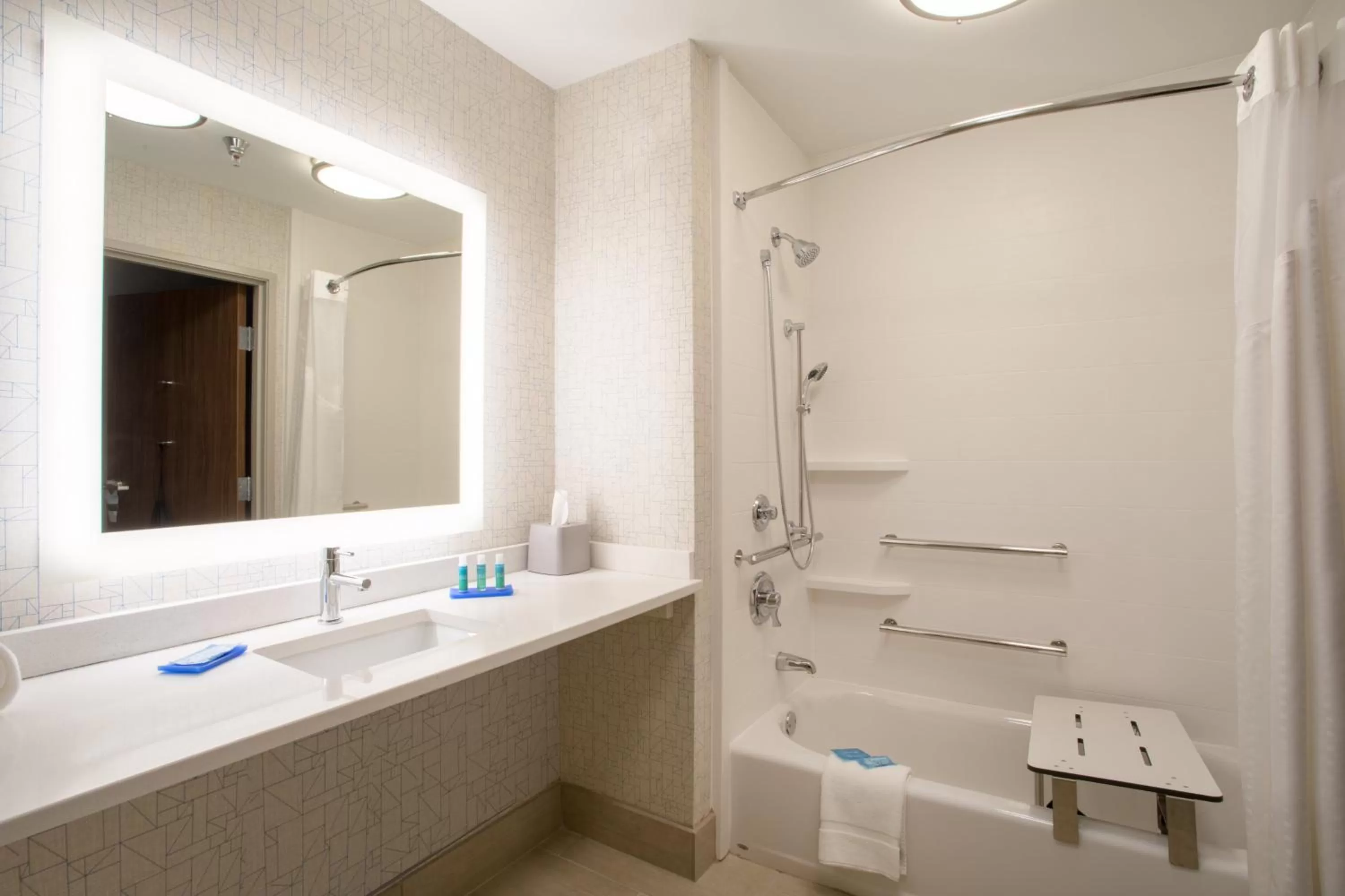 Bathroom in Holiday Inn Express & Suites Owings Mills-Baltimore Area by IHG