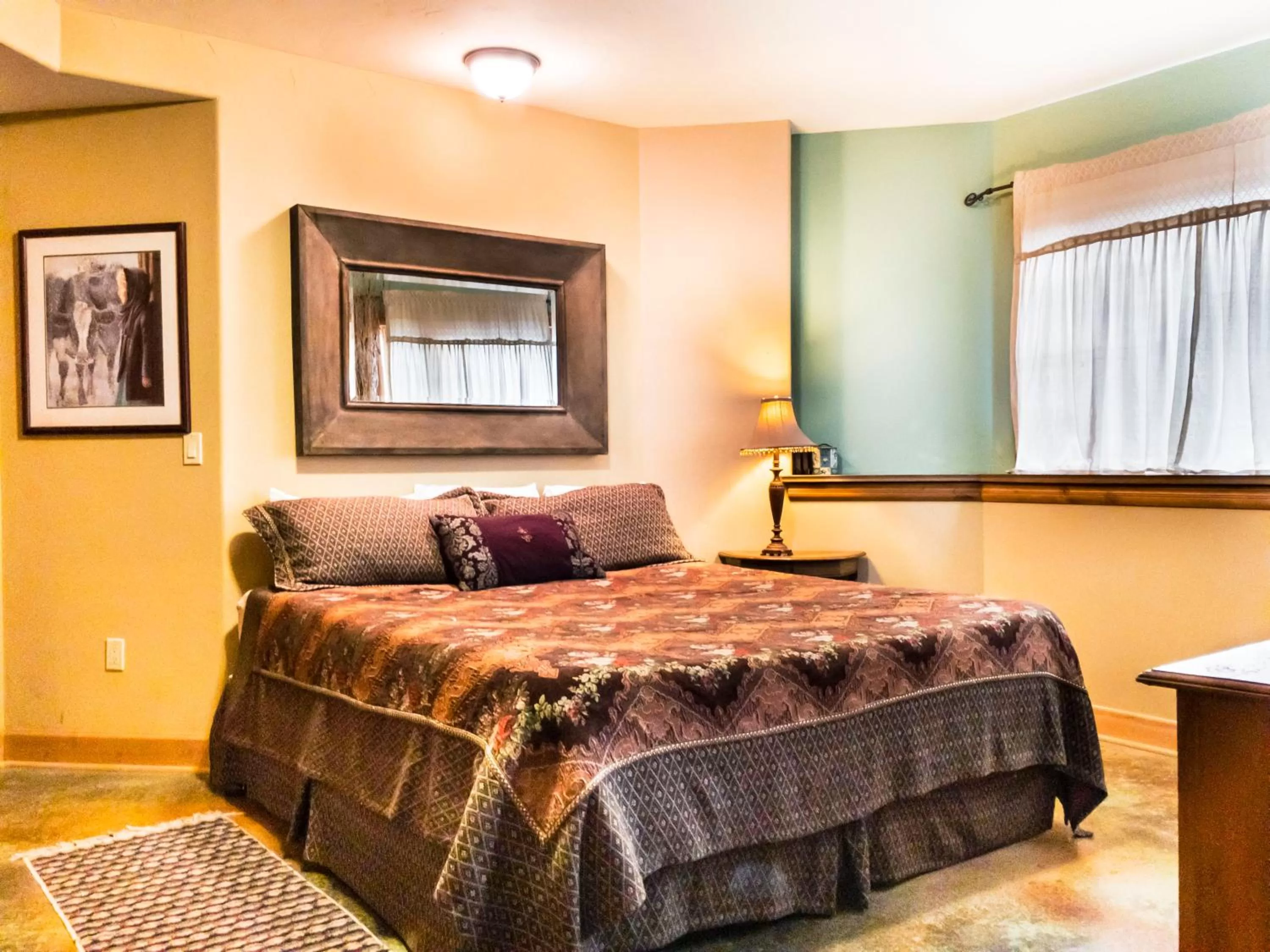 Bed in Talus Rock Retreat