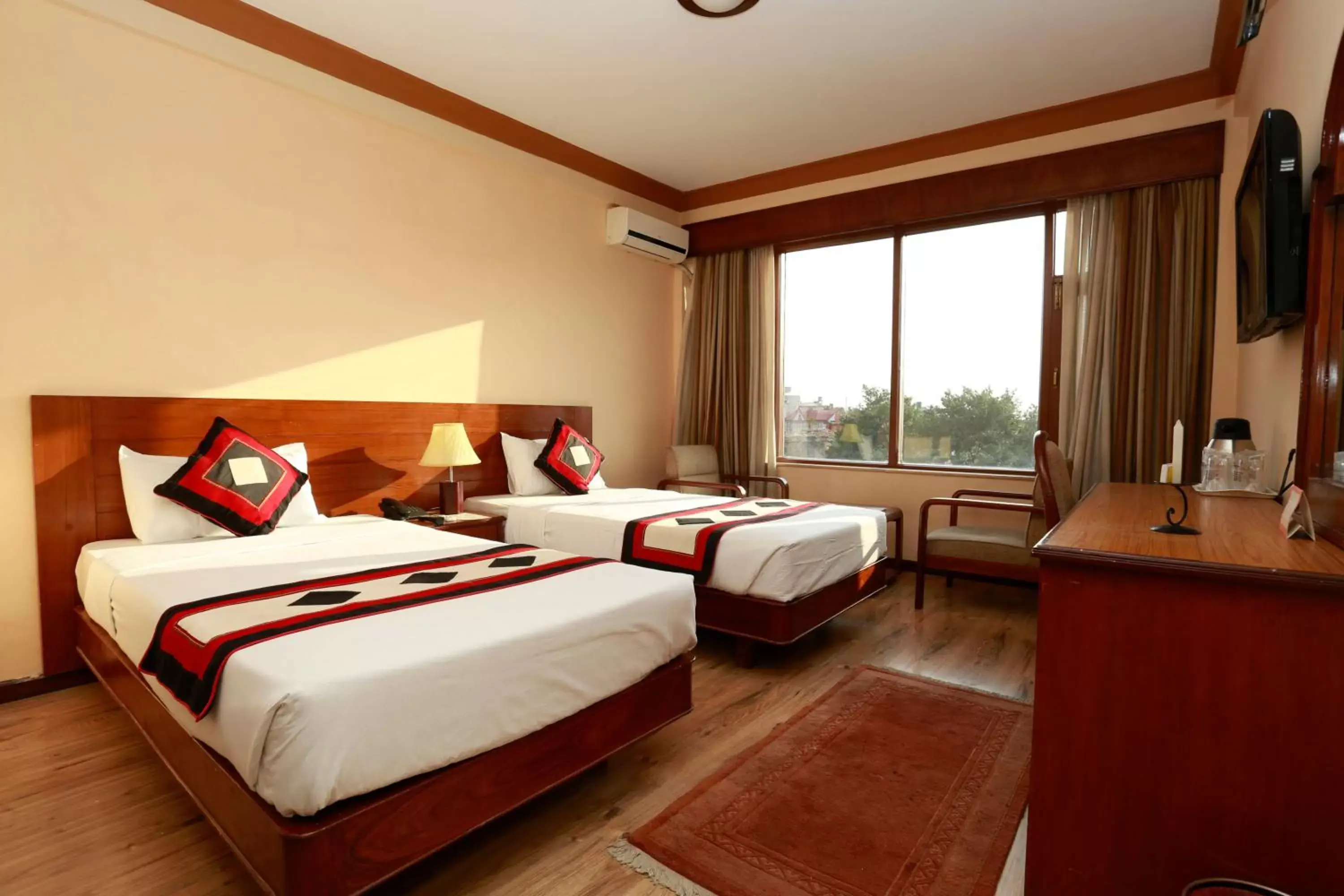 Bedroom, Bed in Hotel Manang
