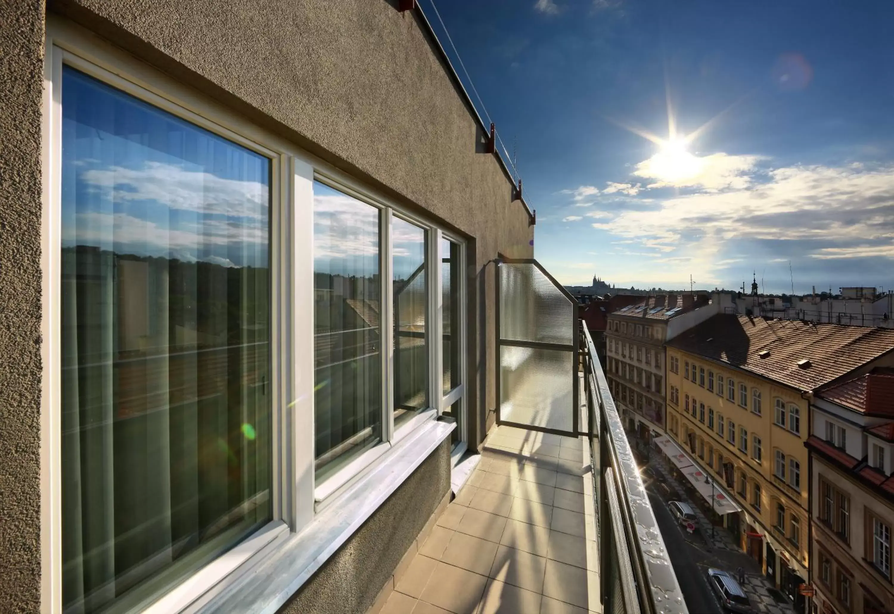 View (from property/room), Balcony/Terrace in Residence BENE